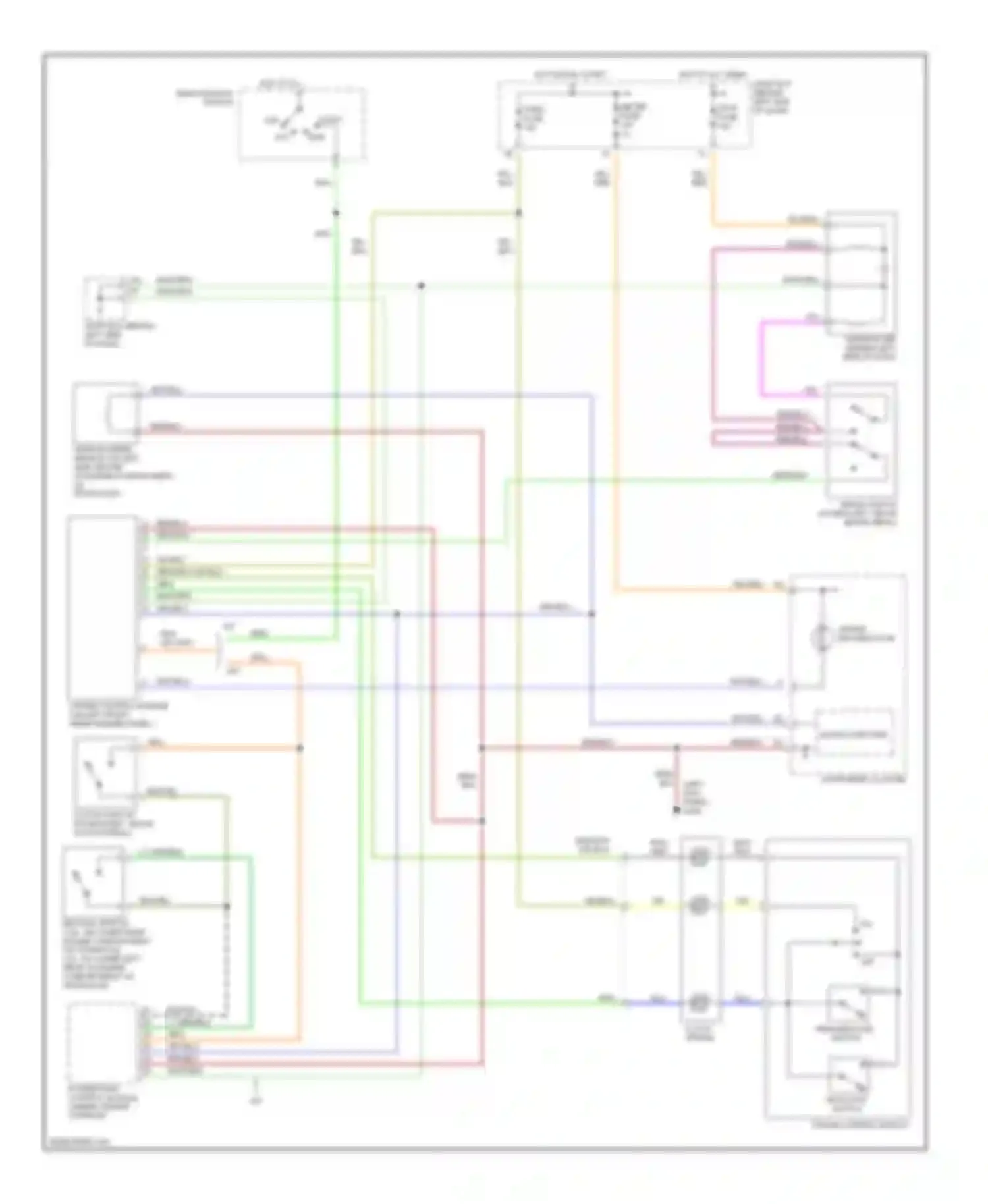 626 Mazda GF (1997-2002): Cruise control circuit