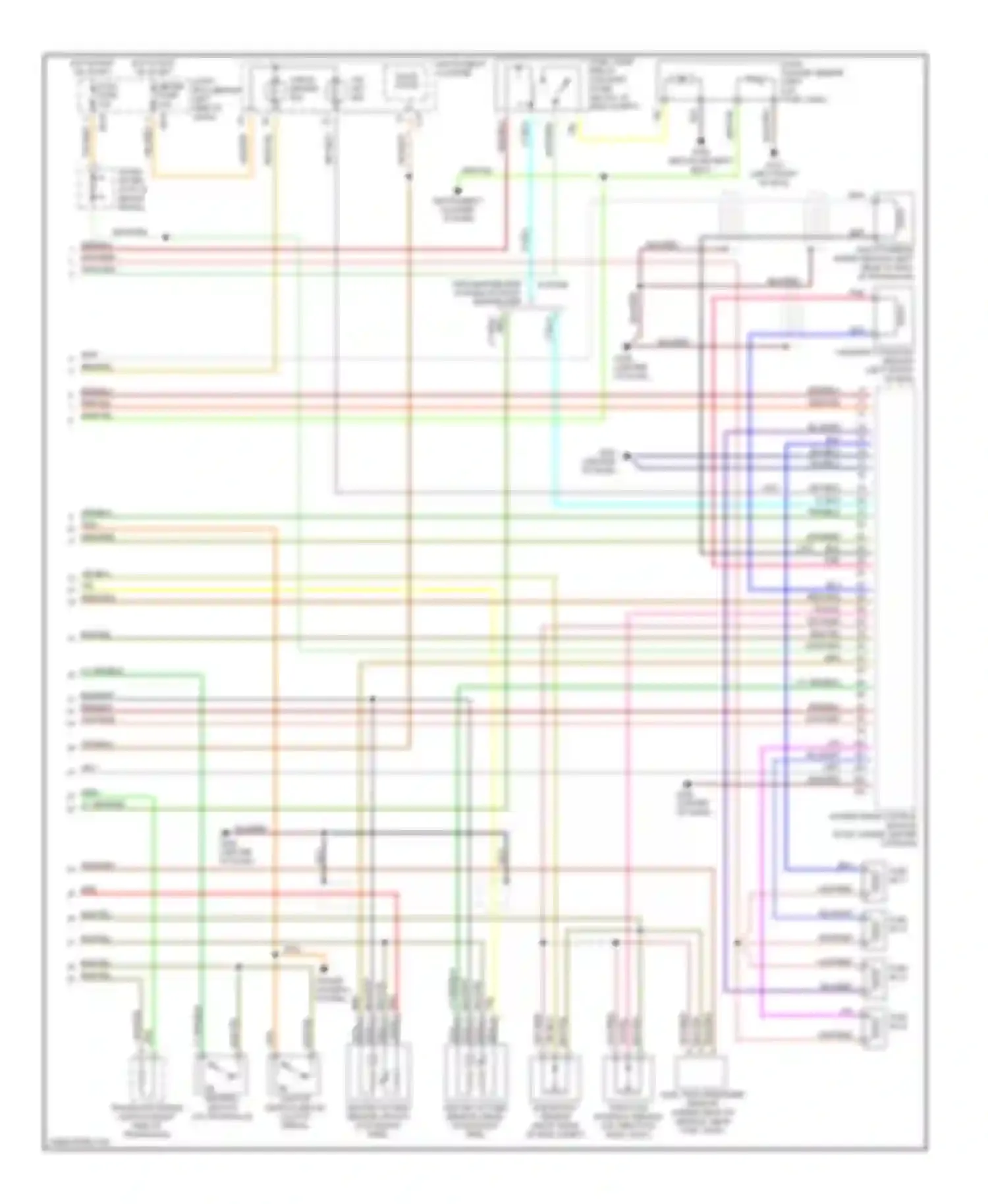 626 Mazda GF (1997-2002): Wiring diagram engine performance 2.0ls (3 of 3)