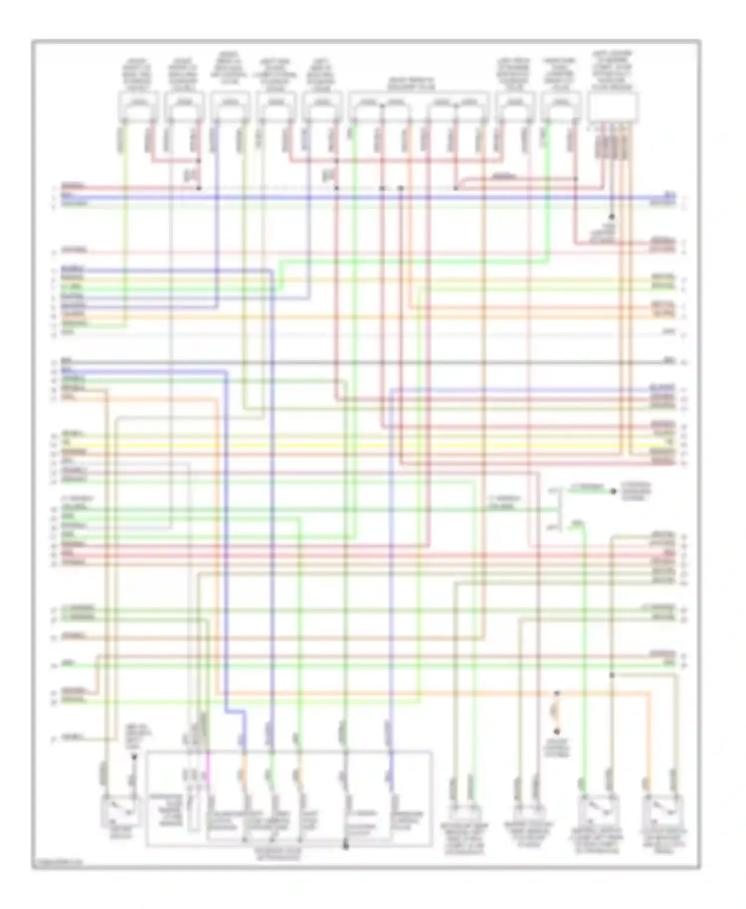 626 Mazda GF (1997-2002): Wiring diagram engine performance 2.5ls (2 of 3)