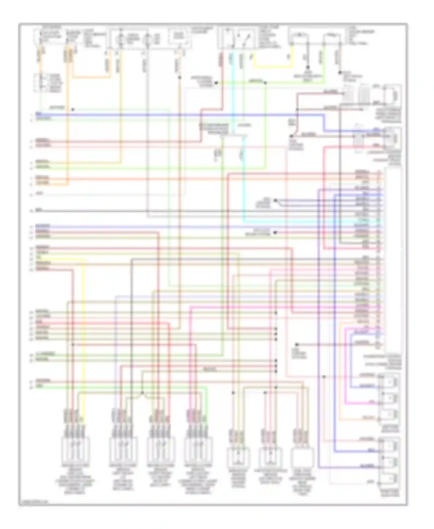 626 Mazda GF (1997-2002): Wiring diagram engine performance 2.5ls (3 of 3)