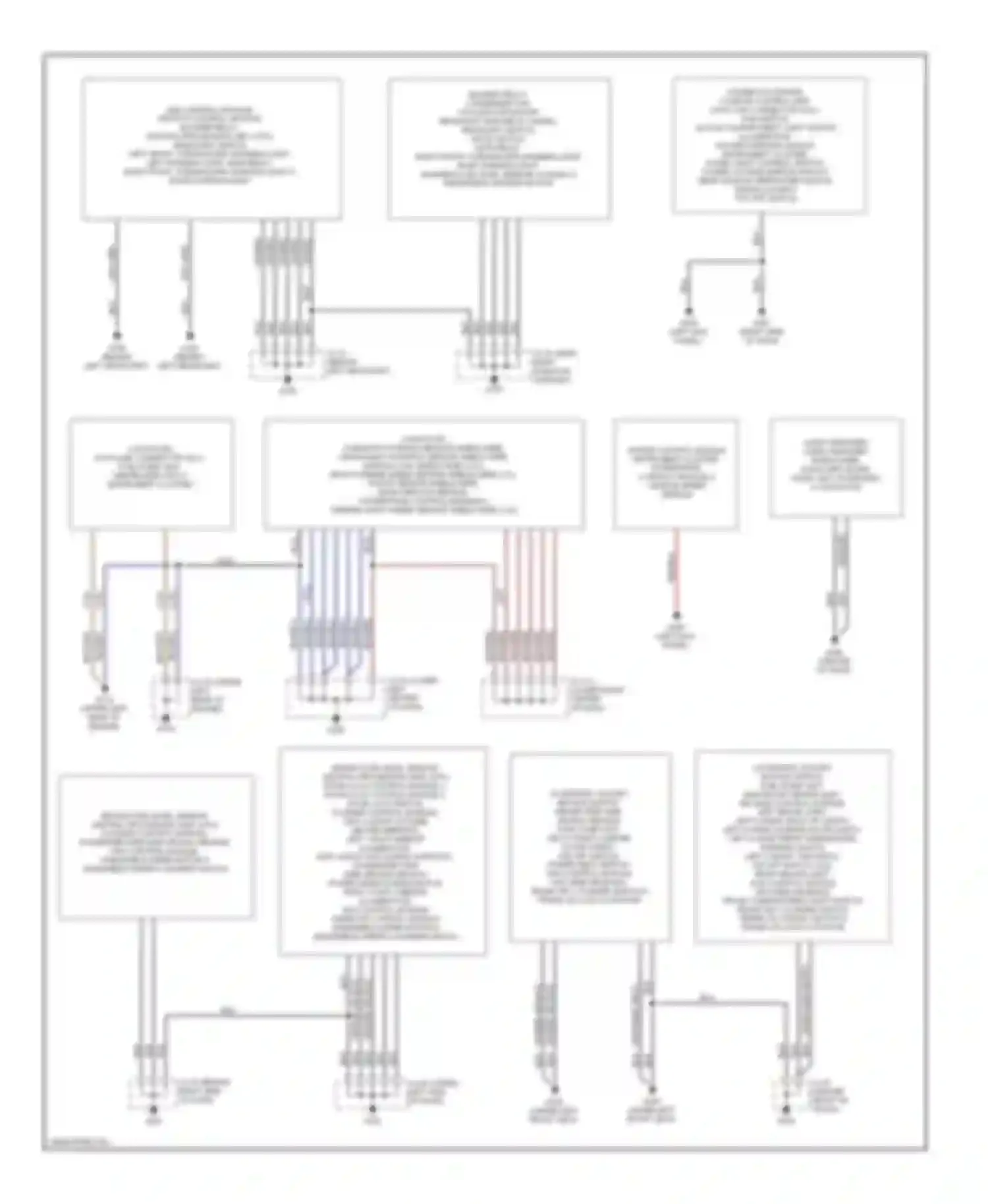 626 Mazda GF (1997-2002): Ground distribution circuit
