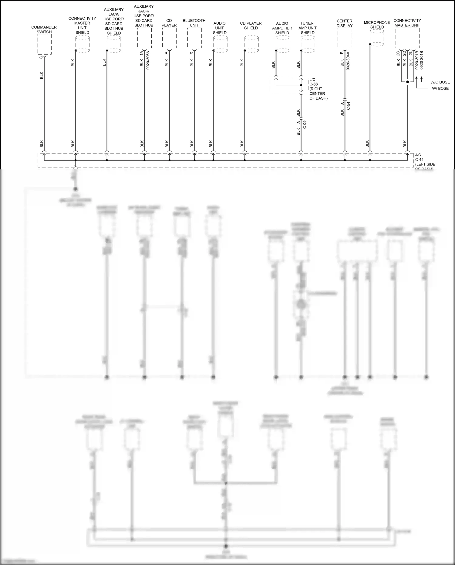 Wiring diagram accessory socket for Mazda CX-3 I facelift (2018-2024) (1 of 2)