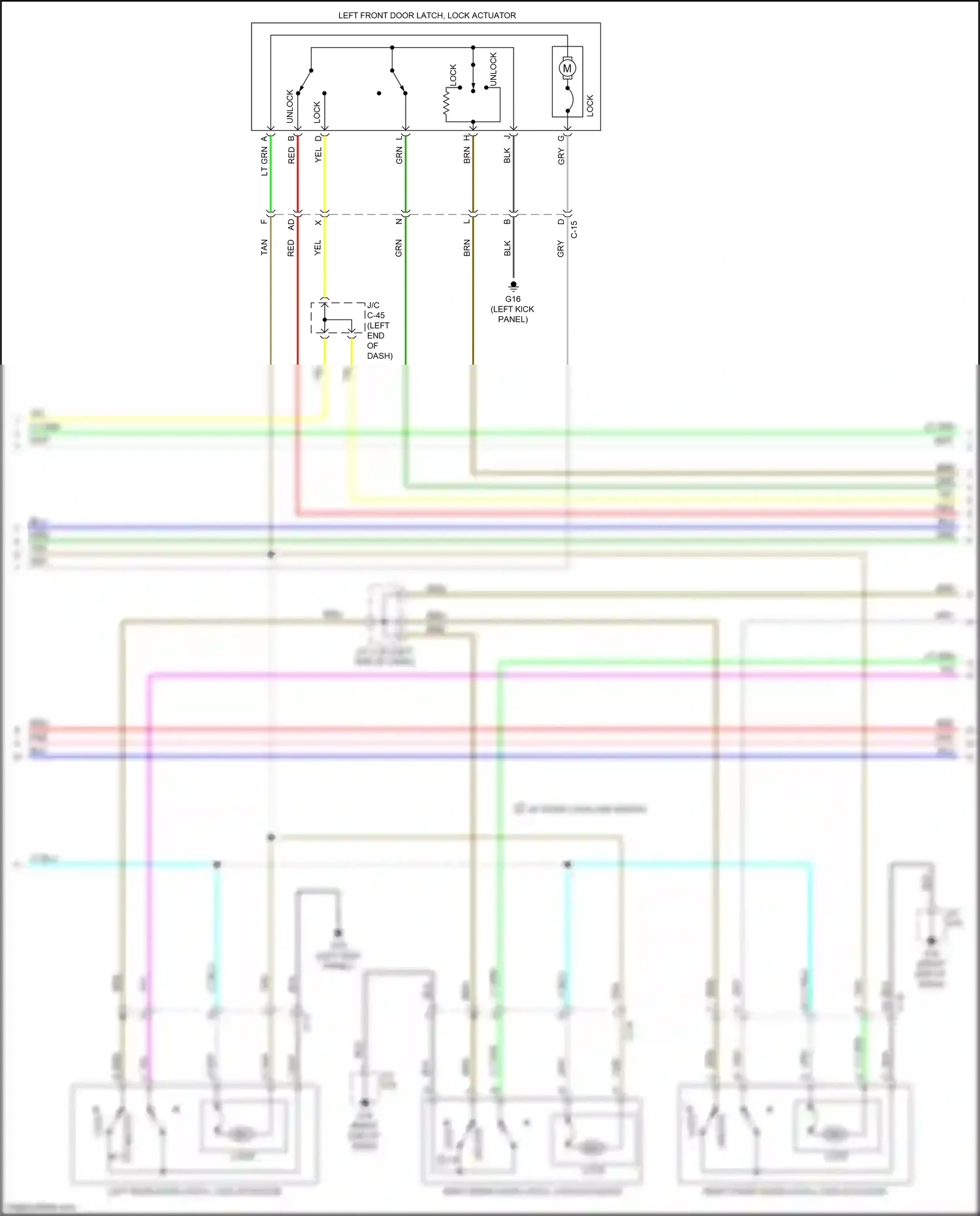 Wiring diagram blk for Mazda CX-3 I facelift (2018-2024) (22 of 127)