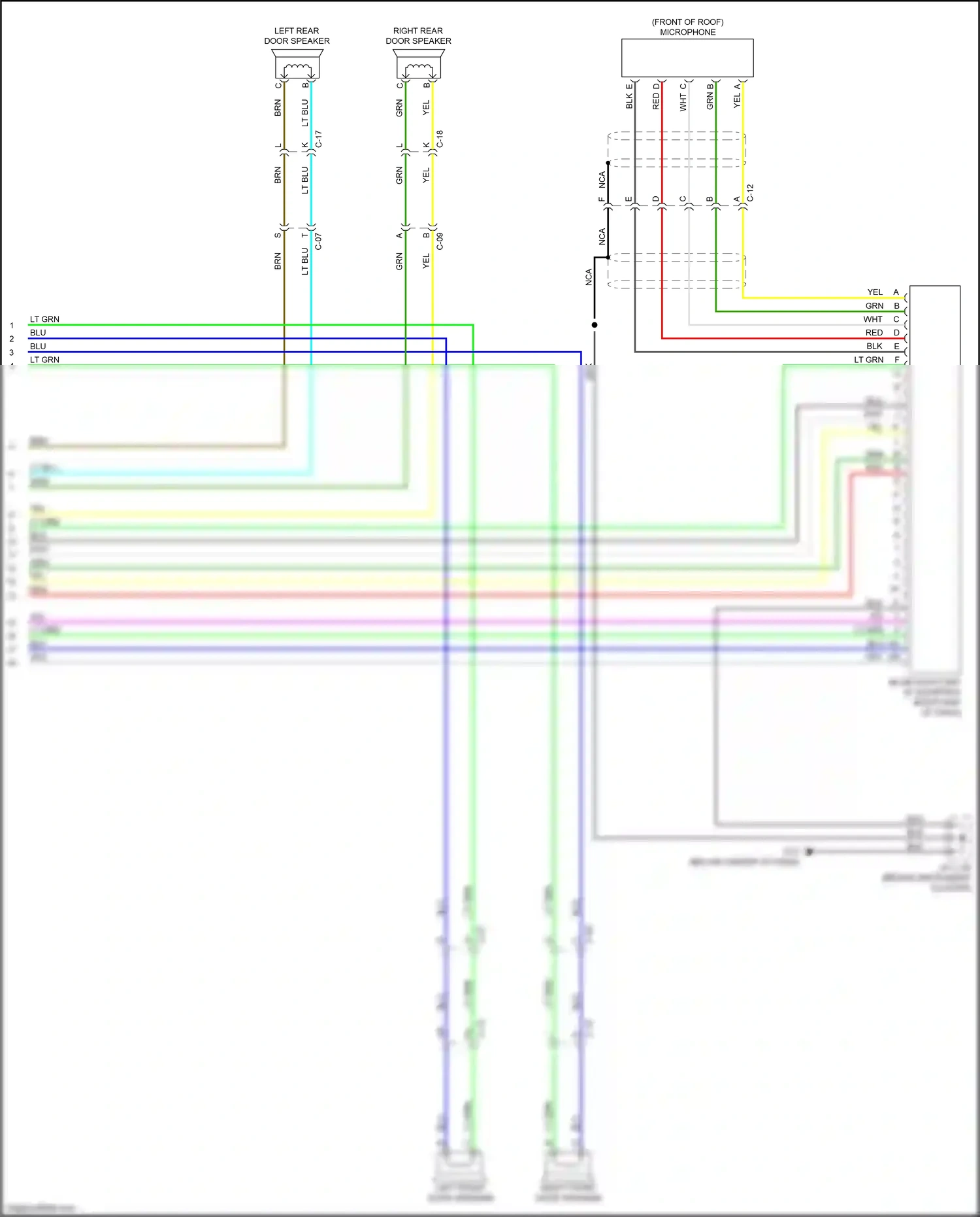 Wiring diagram blk for Mazda CX-3 I facelift (2018-2024) (85 of 127)