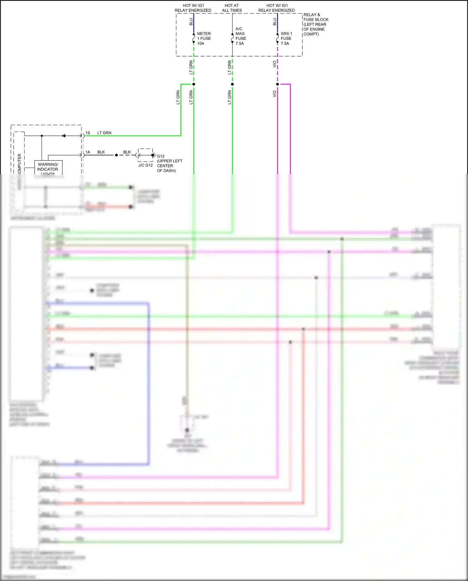 Wiring diagram blu for Mazda CX-3 I facelift (2018-2024) (1 of 132)