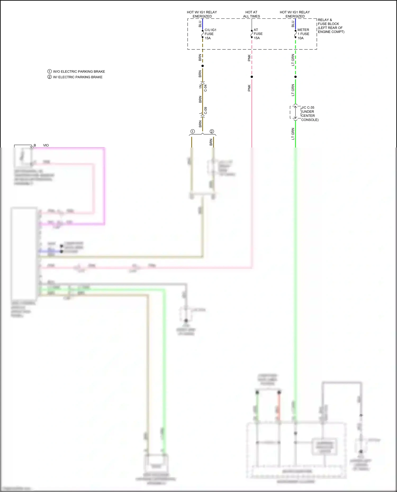 Wiring diagram blu for Mazda CX-3 I facelift (2018-2024) (53 of 132)