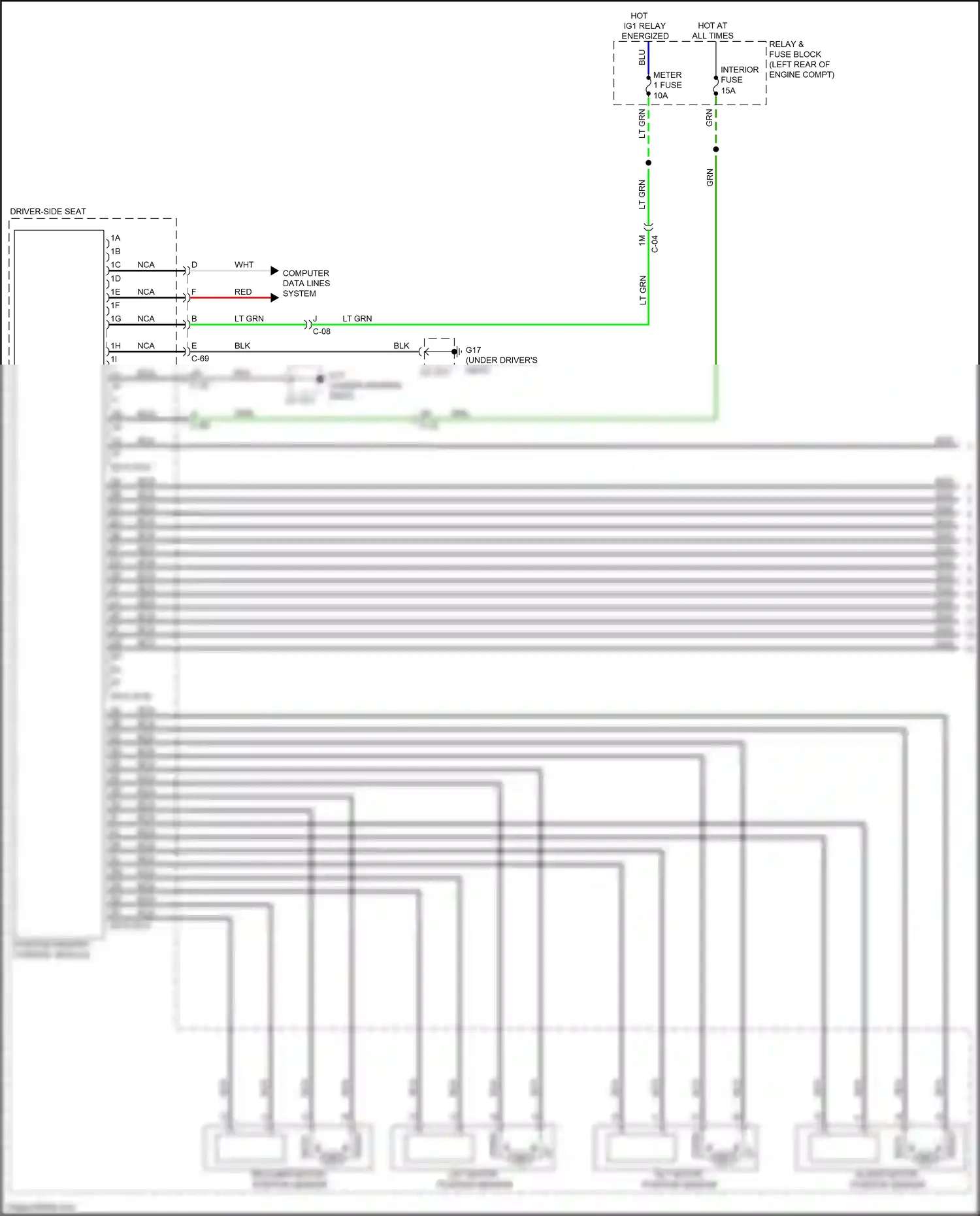 Wiring diagram blu for Mazda CX-3 I facelift (2018-2024) (57 of 132)