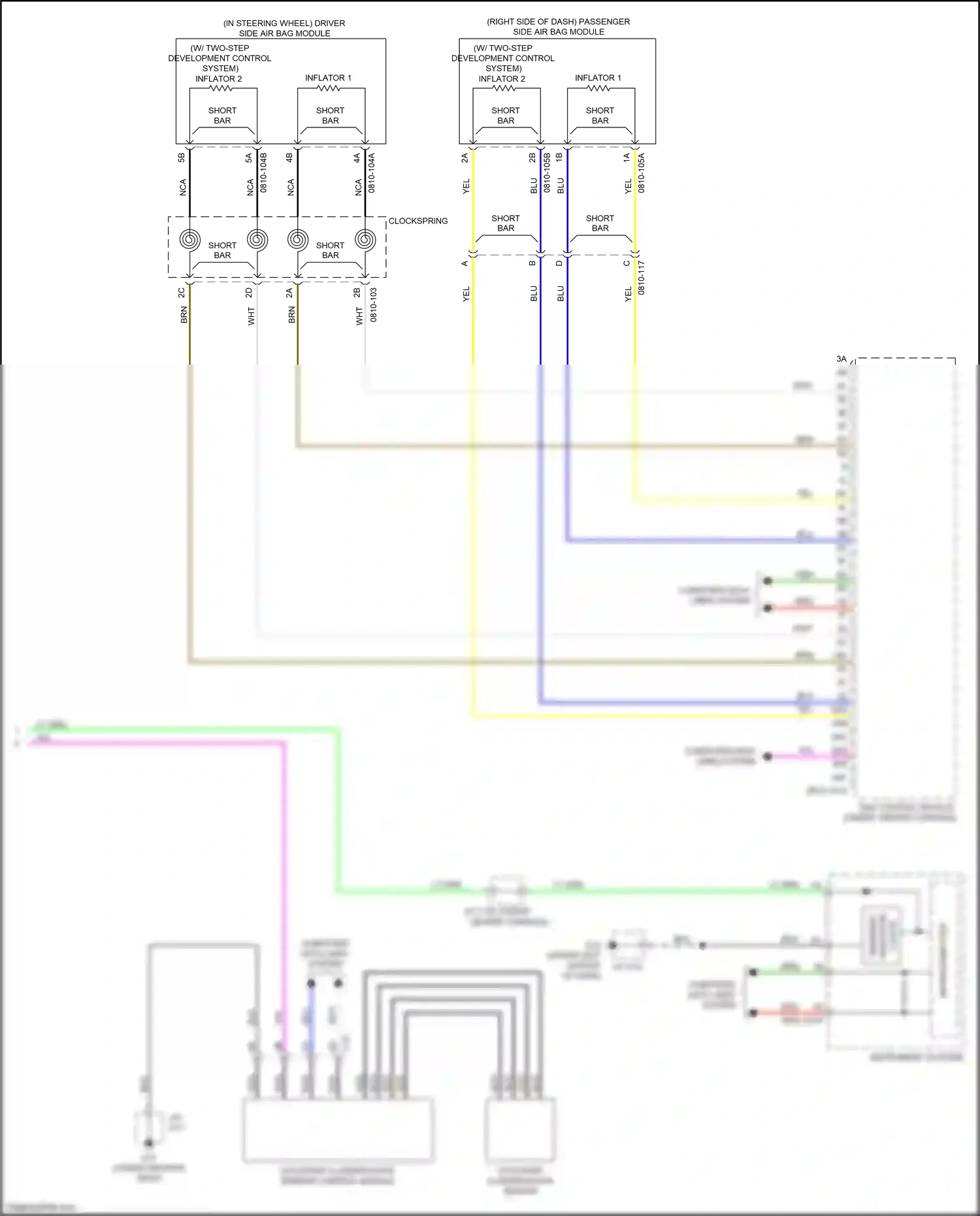 Wiring diagram blu for Mazda CX-3 I facelift (2018-2024) (110 of 132)