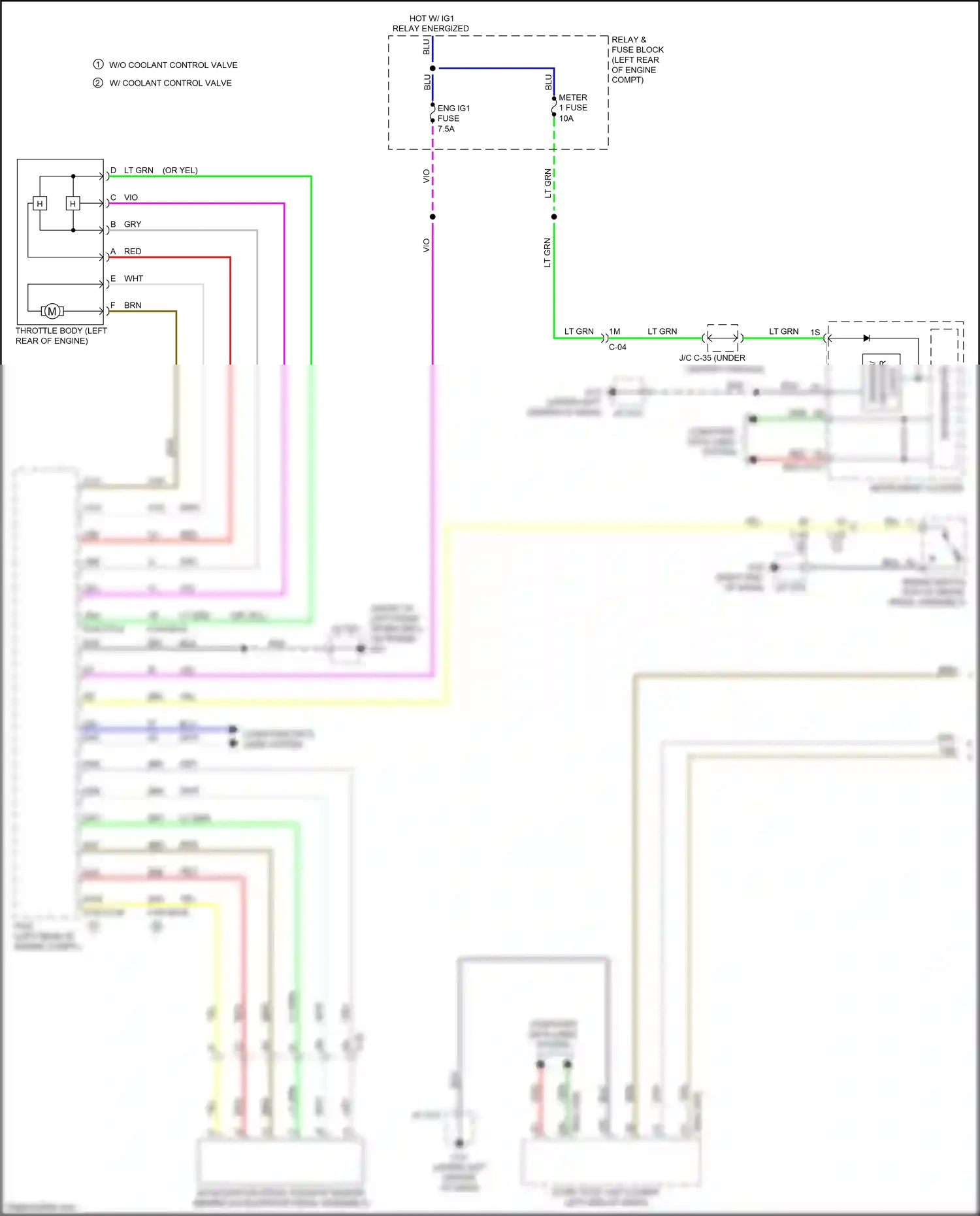 Wiring diagram brn for Mazda CX-3 I facelift (2018-2024) (91 of 116)
