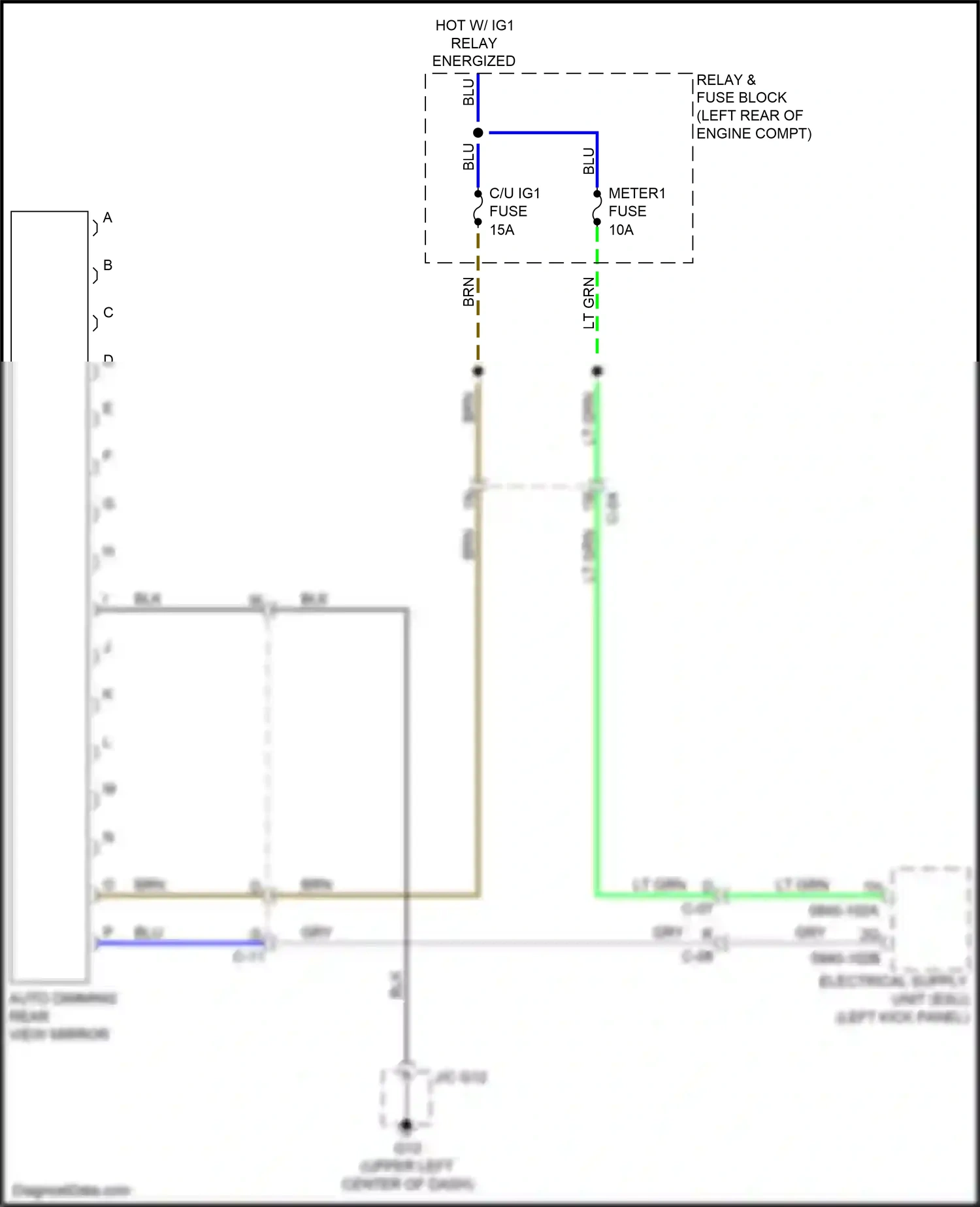 Wiring diagram c-04 for Mazda CX-3 I facelift (2018-2024) (12 of 47)