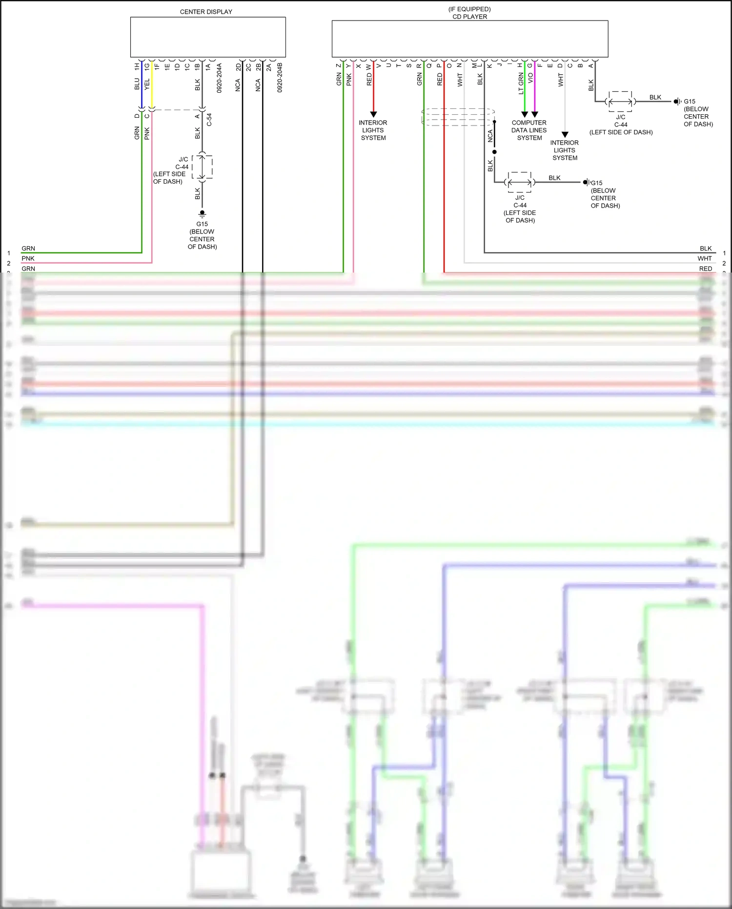 Wiring diagram c-07 for Mazda CX-3 I facelift (2018-2024) (6 of 29)