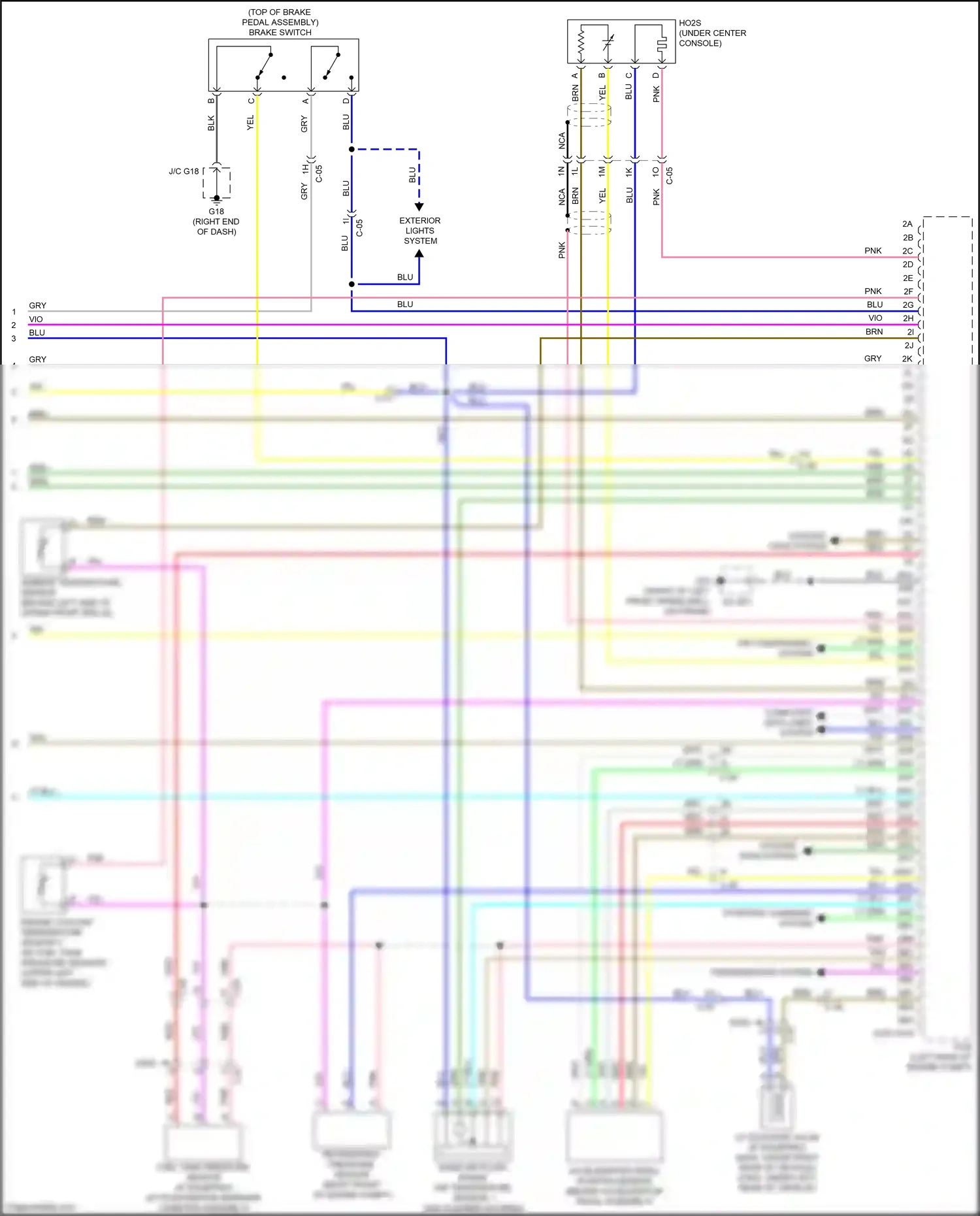 Wiring diagram c-61 for Mazda CX-3 I facelift (2018-2024) (5 of 5)