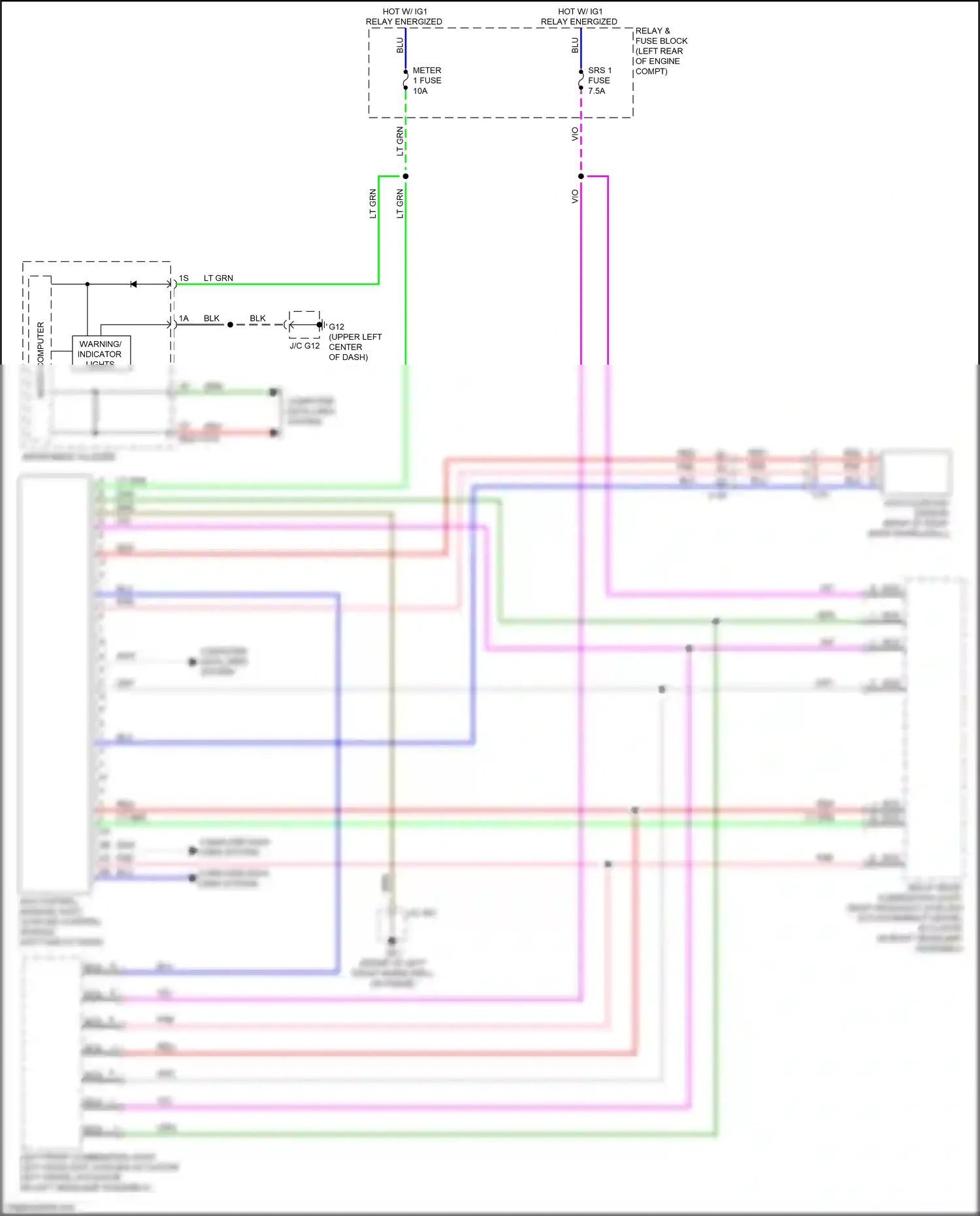Wiring diagram micro computer for Mazda CX-3 I facelift (2018-2024) (1 of 7)