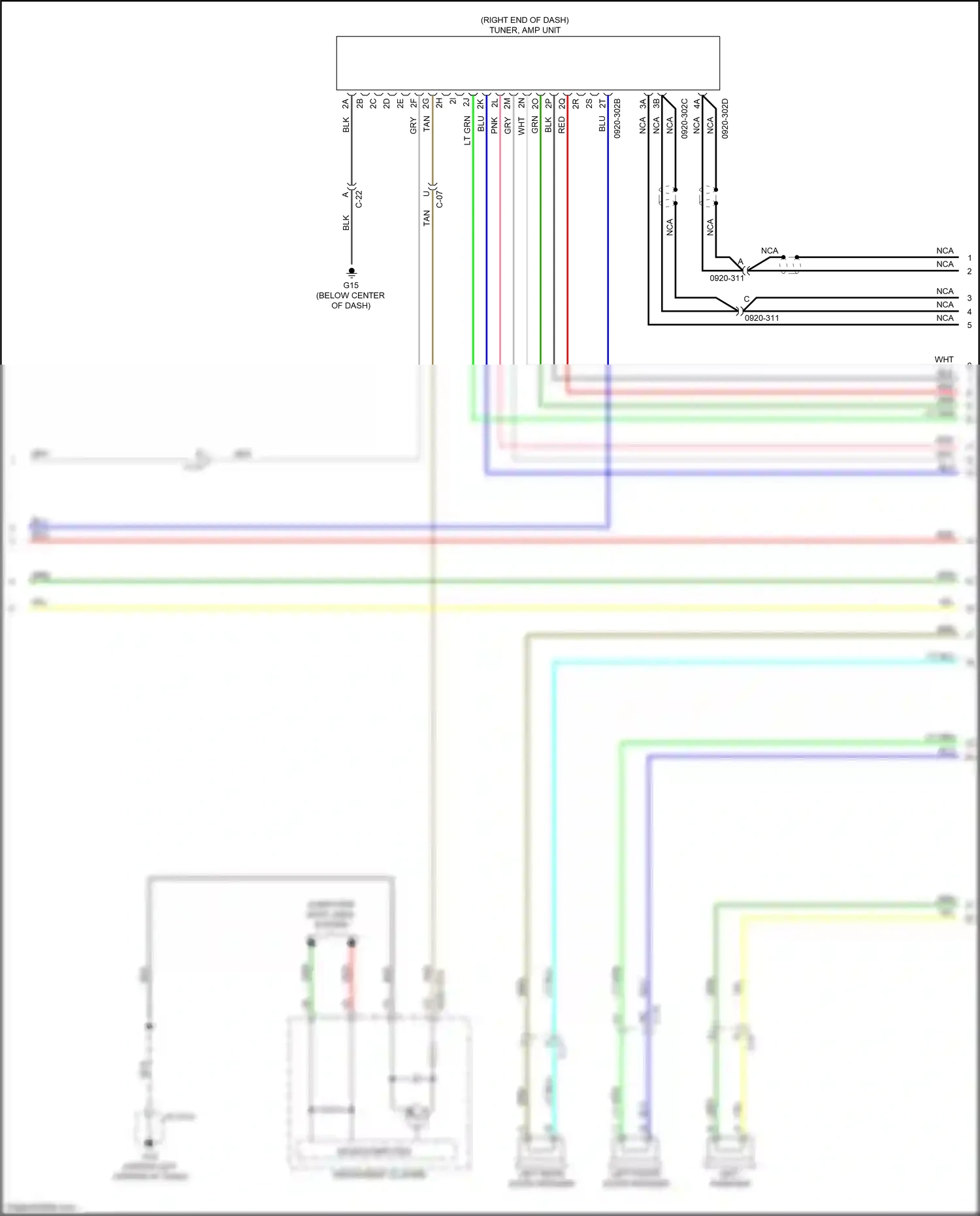 Wiring diagram nca for Mazda CX-3 I facelift (2018-2024) (21 of 103)