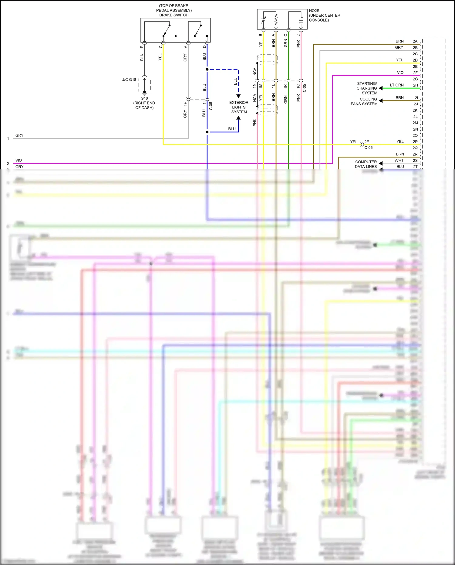 Wiring diagram (or red/ for Mazda CX-3 I facelift (2018-2024) (7 of 7)