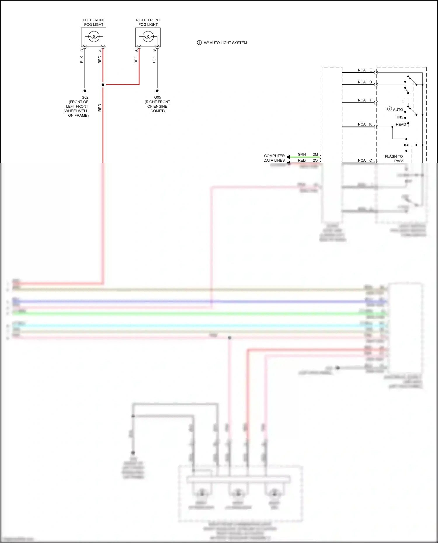 Wiring diagram red for Mazda CX-3 I facelift (2018-2024) (3 of 126)