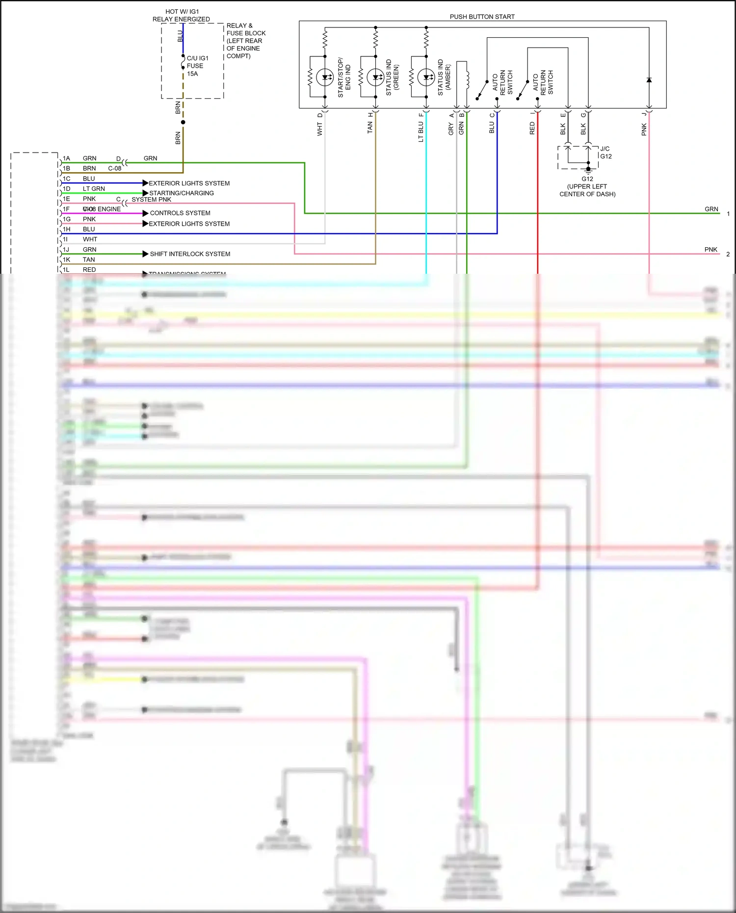 Wiring diagram tan for Mazda CX-3 I facelift (2018-2024) (8 of 36)