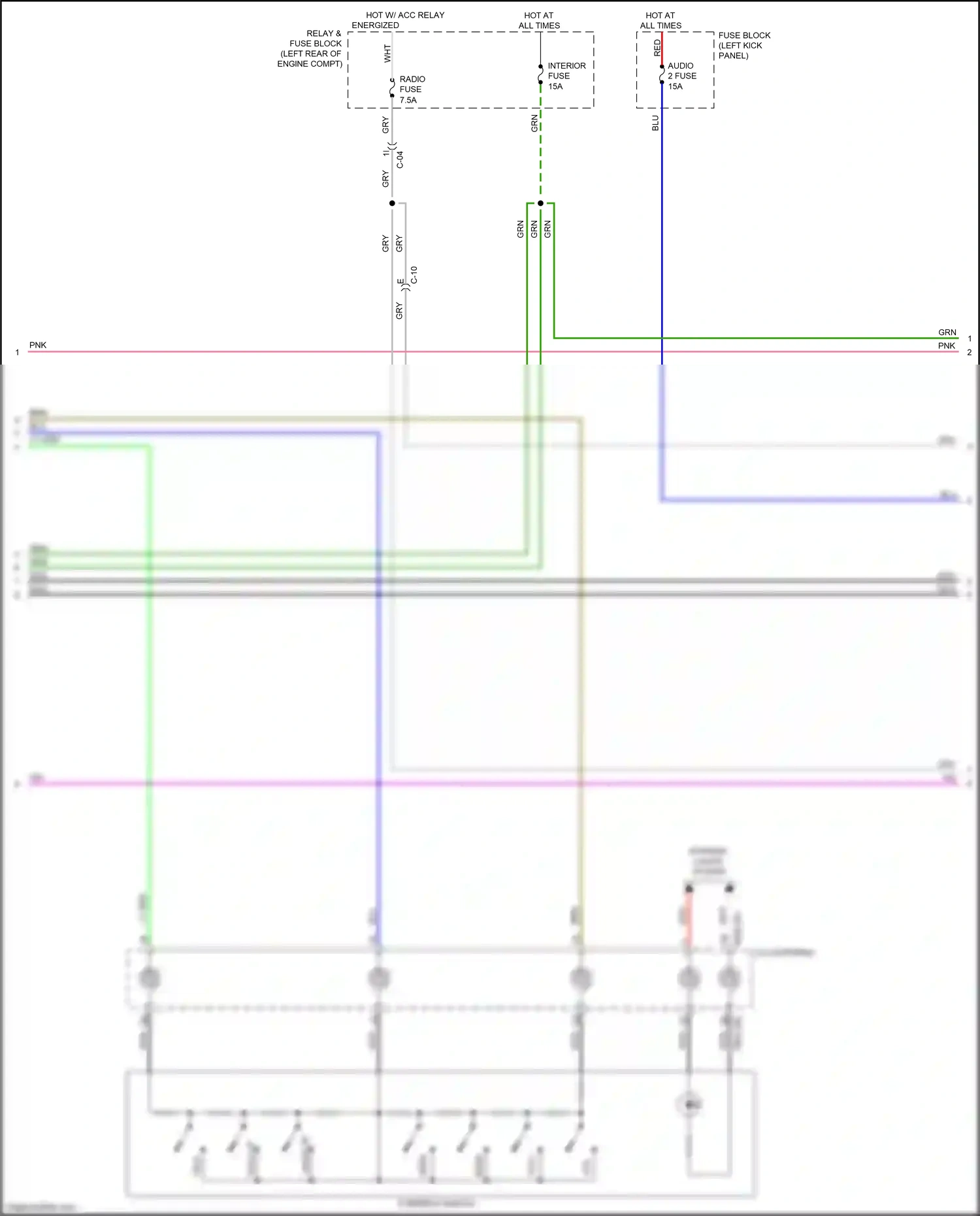 Wiring diagram vio for Mazda CX-3 I facelift (2018-2024) (16 of 111)