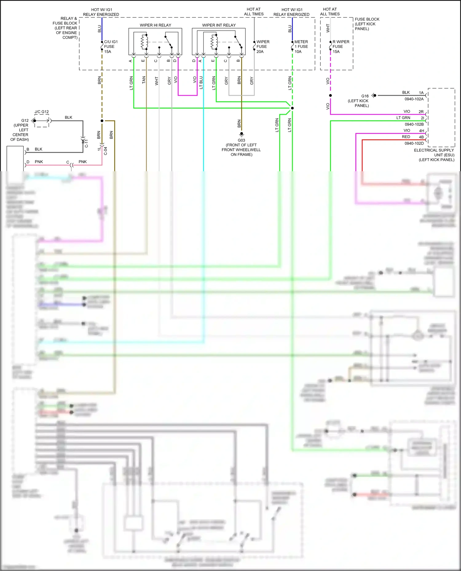 Wiring diagram vio for Mazda CX-3 I facelift (2018-2024) (48 of 111)