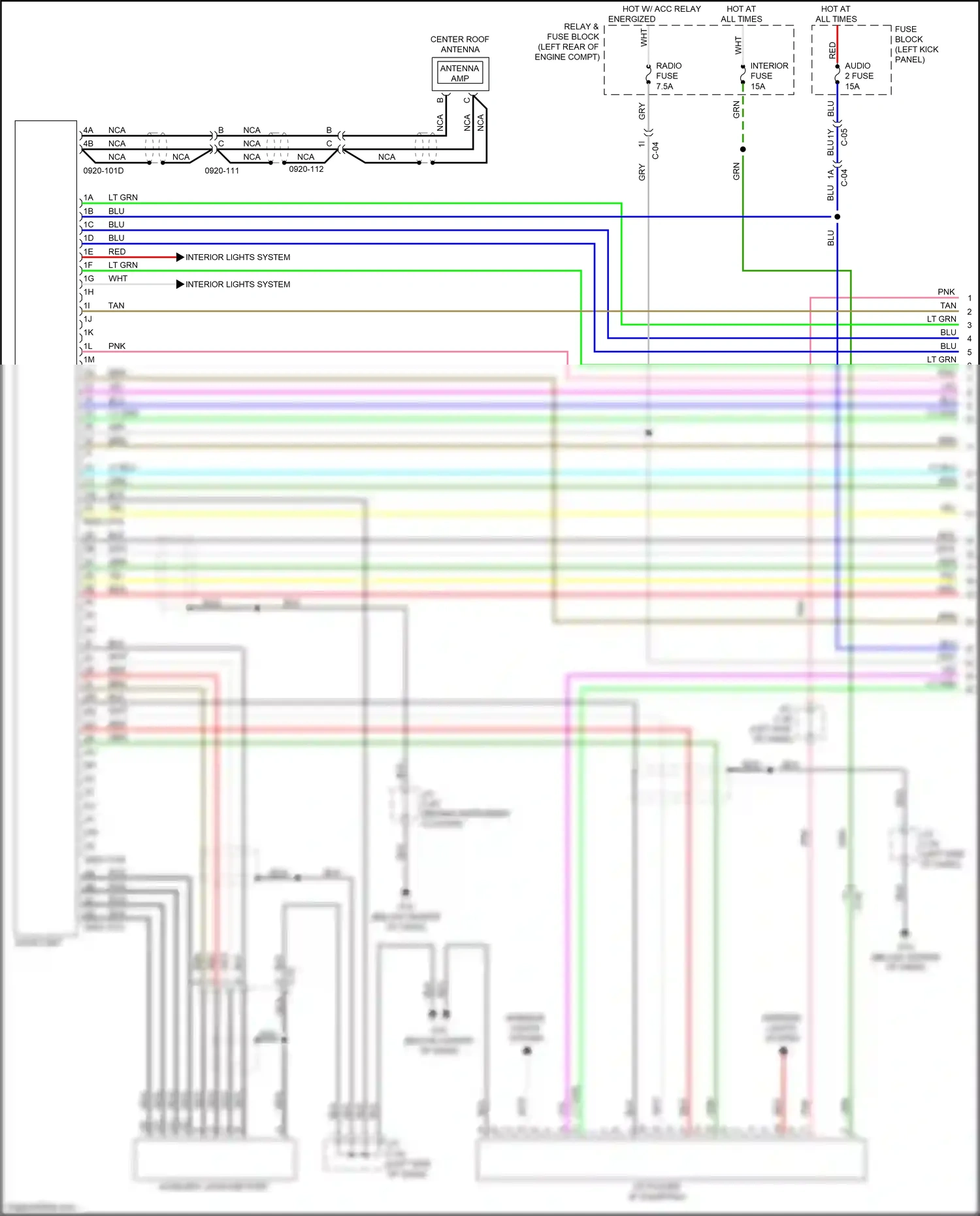 Wiring diagram vio for Mazda CX-3 I facelift (2018-2024) (85 of 111)