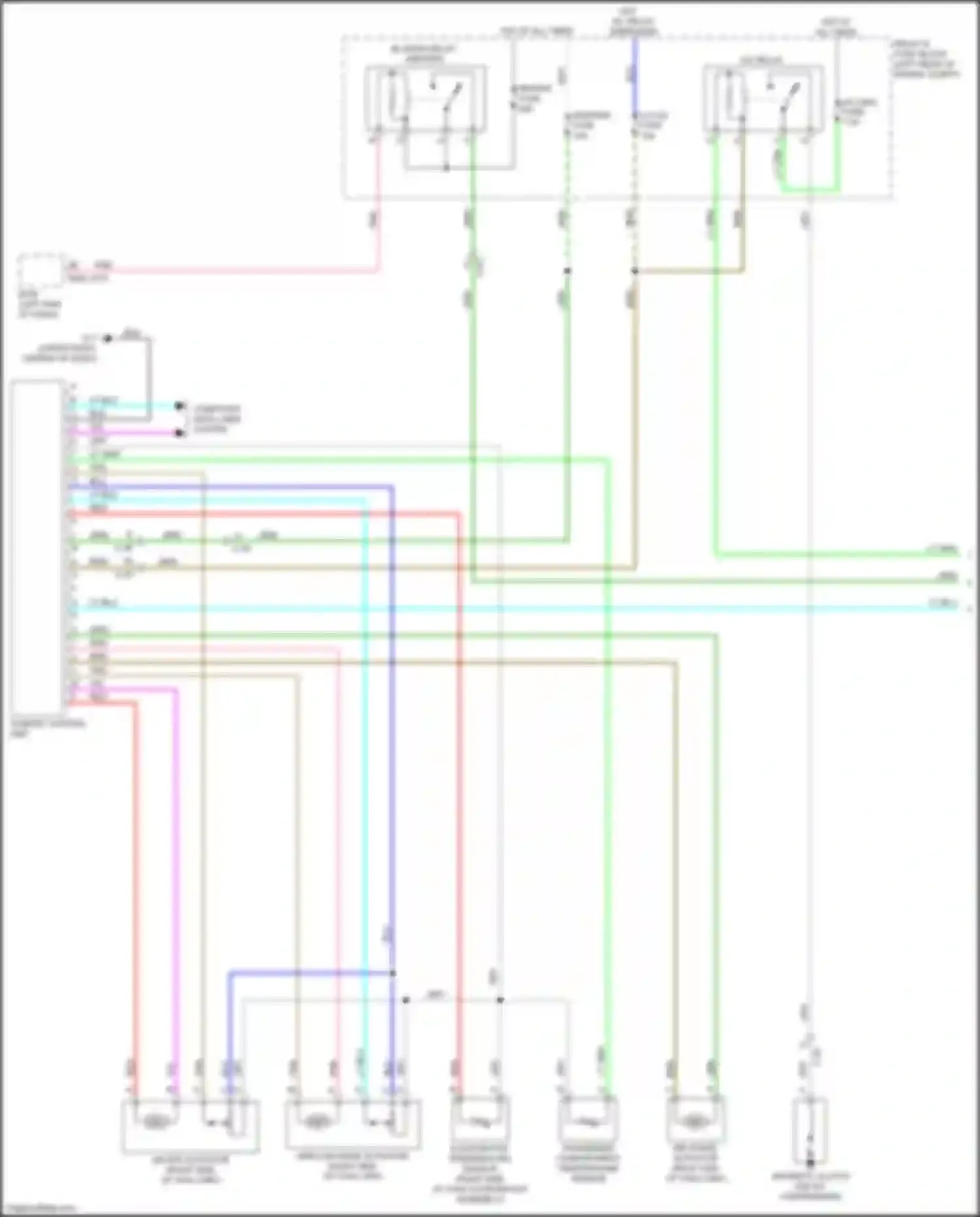 CX-3 Mazda I (2015-2018): Automatic a/c circuit (1 of 2)