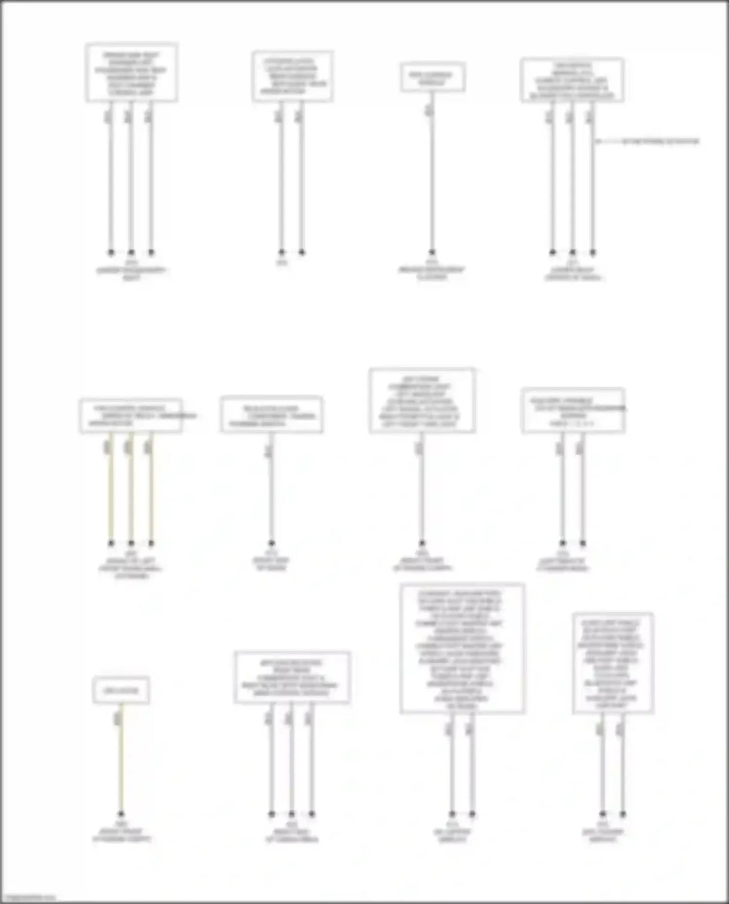 CX-3 Mazda I (2015-2018): Ground distribution circuit (1 of 2)