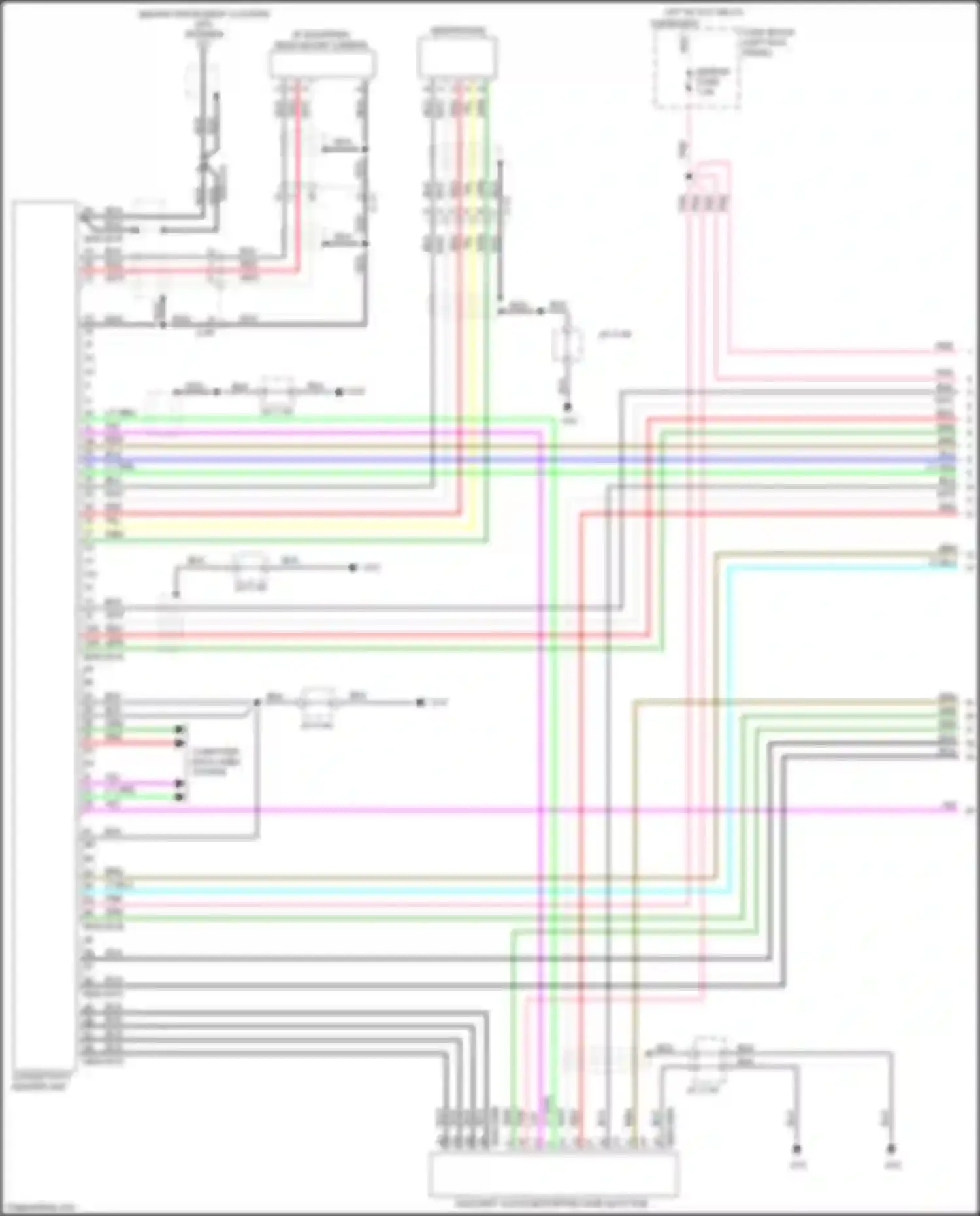 CX-3 Mazda I (2015-2018): Navigation circuit, w/o bose (1 of 4)