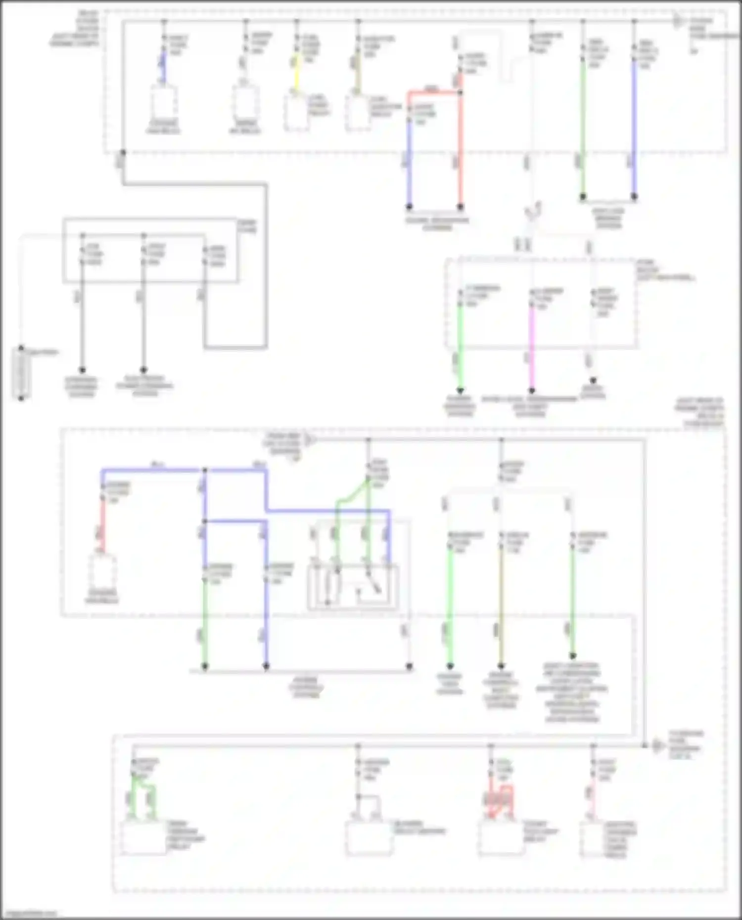 CX-3 Mazda I (2015-2018): Power distribution circuit (1 of 3)