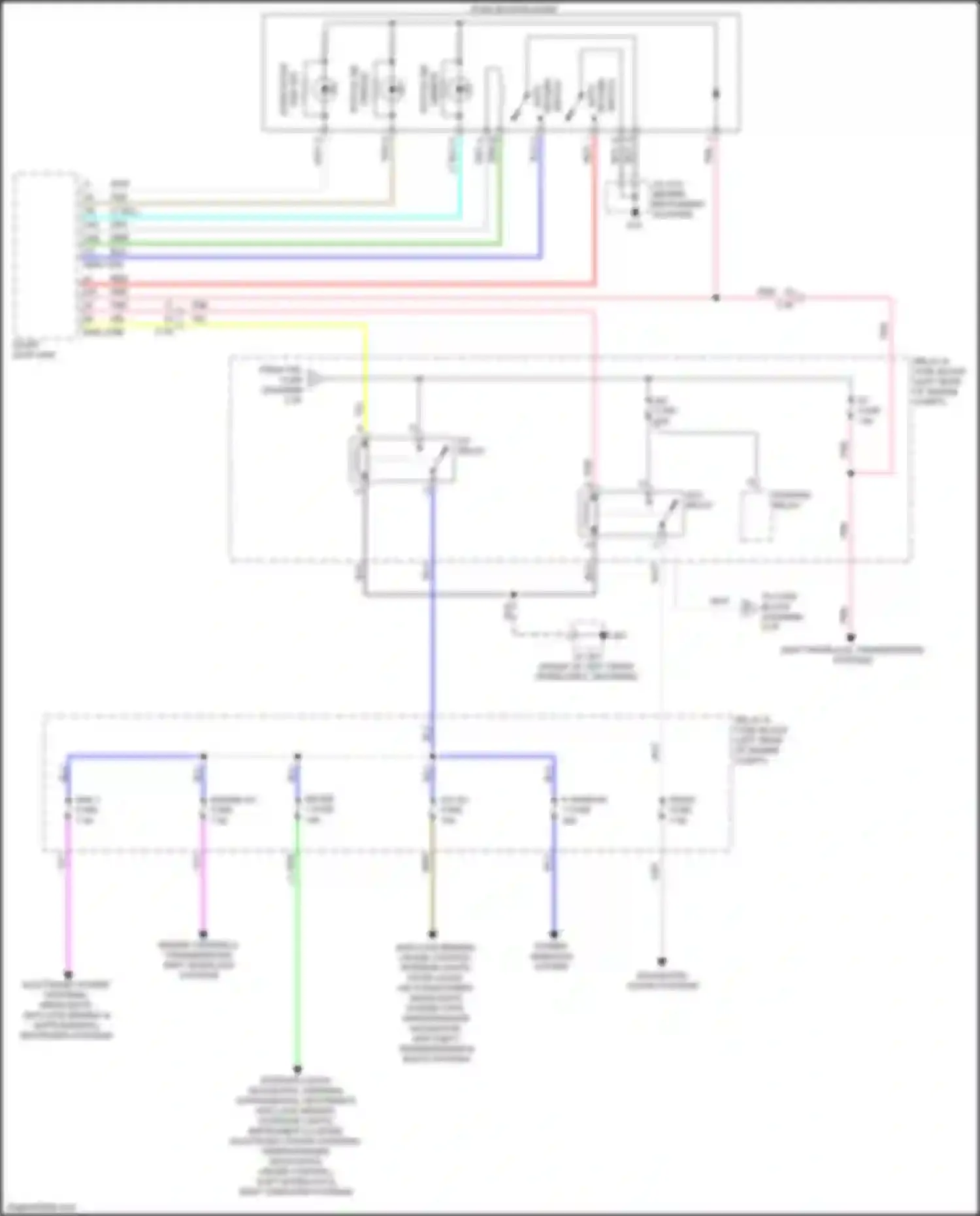 CX-3 Mazda I (2015-2018): Power distribution circuit (3 of 3)