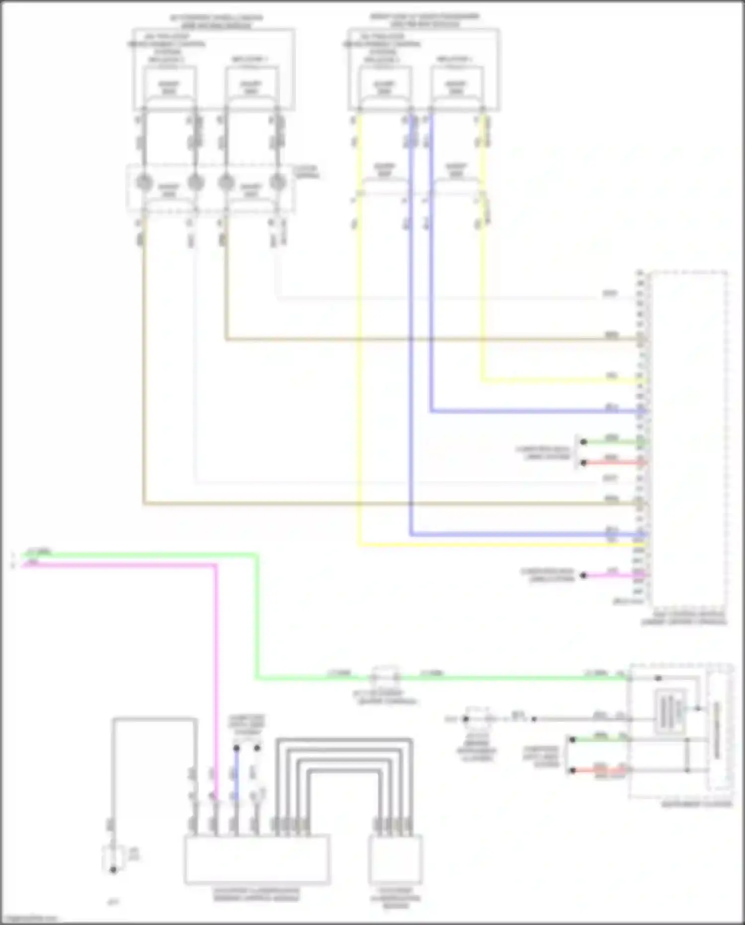 CX-3 Mazda I (2015-2018): Supplemental restraints circuit (3 of 3)