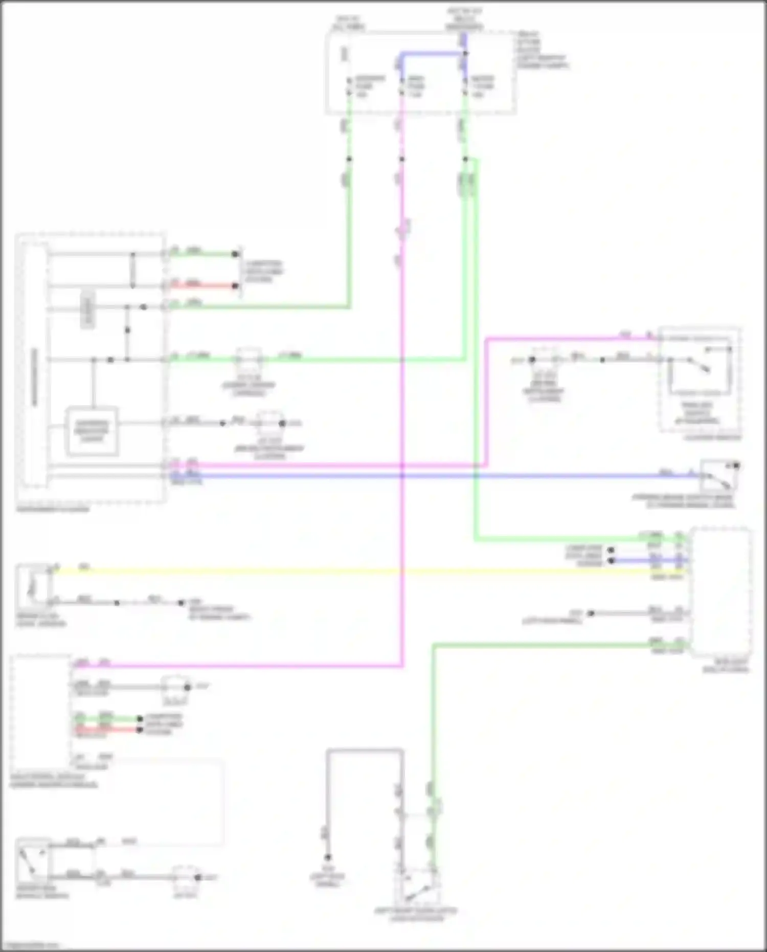 CX-3 Mazda I (2015-2018): Warning systems circuit