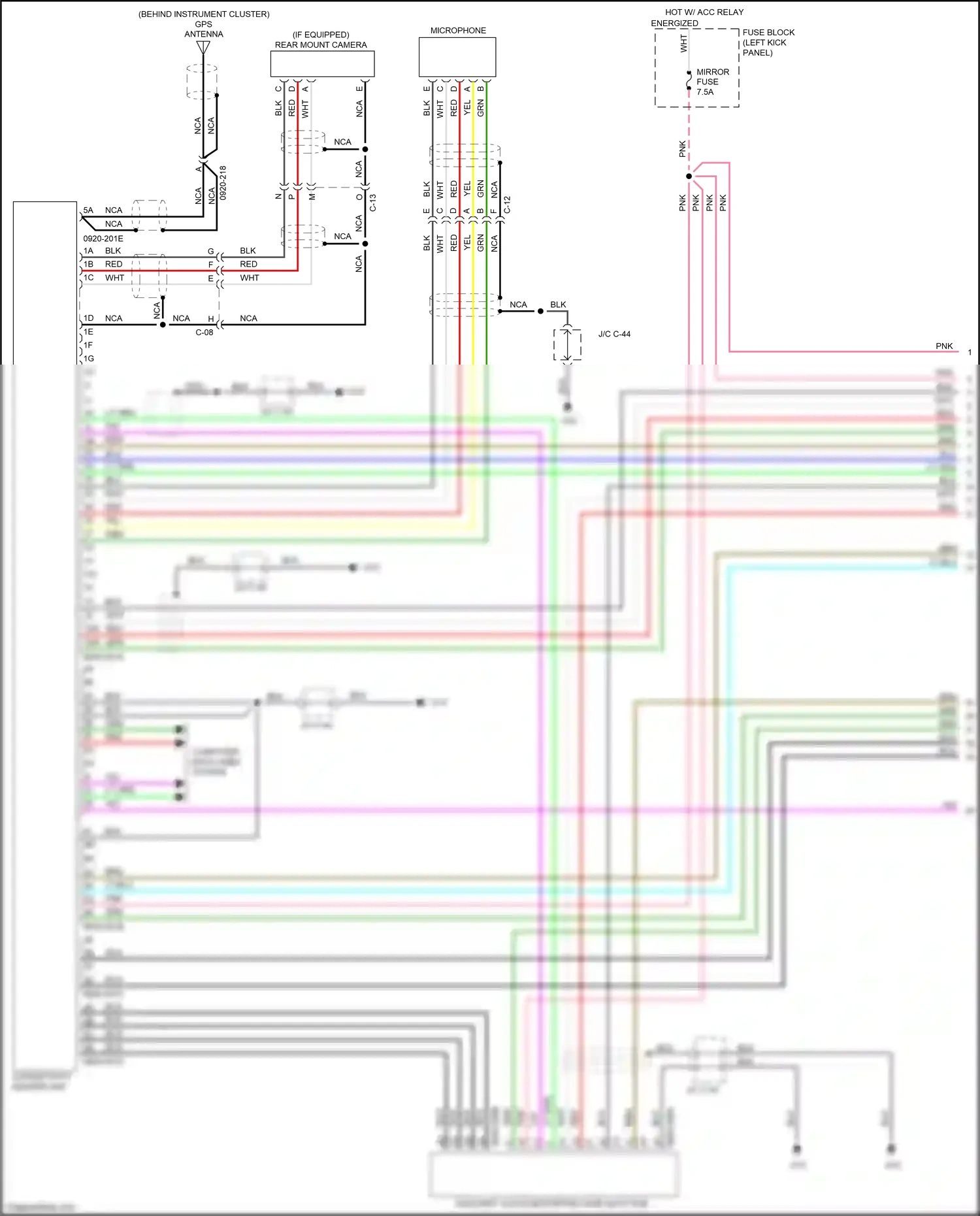 Wiring diagram blk for Mazda CX-3 I (2015-2018) (67 of 84)