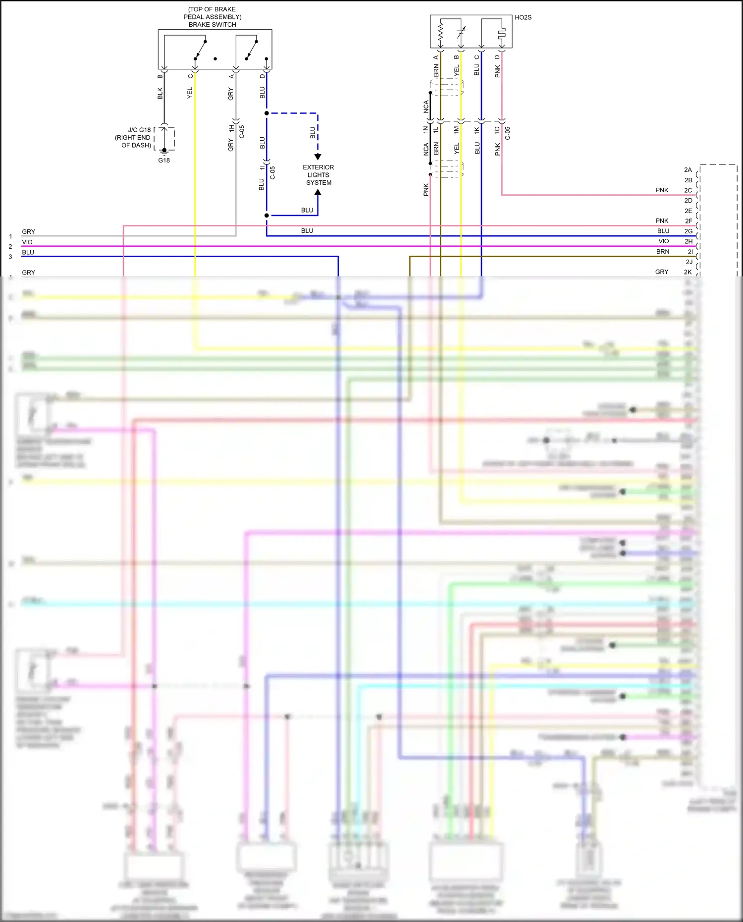 Wiring diagram blu for Mazda CX-3 I (2015-2018) (85 of 85)