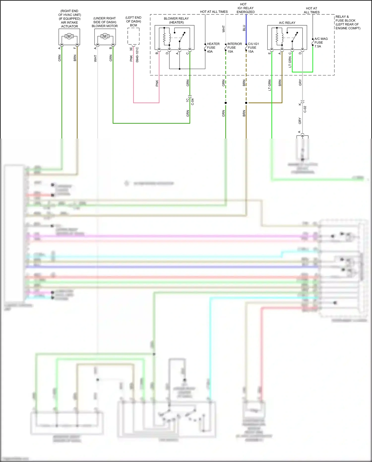 Wiring diagram c-02 for Mazda CX-3 I (2015-2018) (4 of 5)