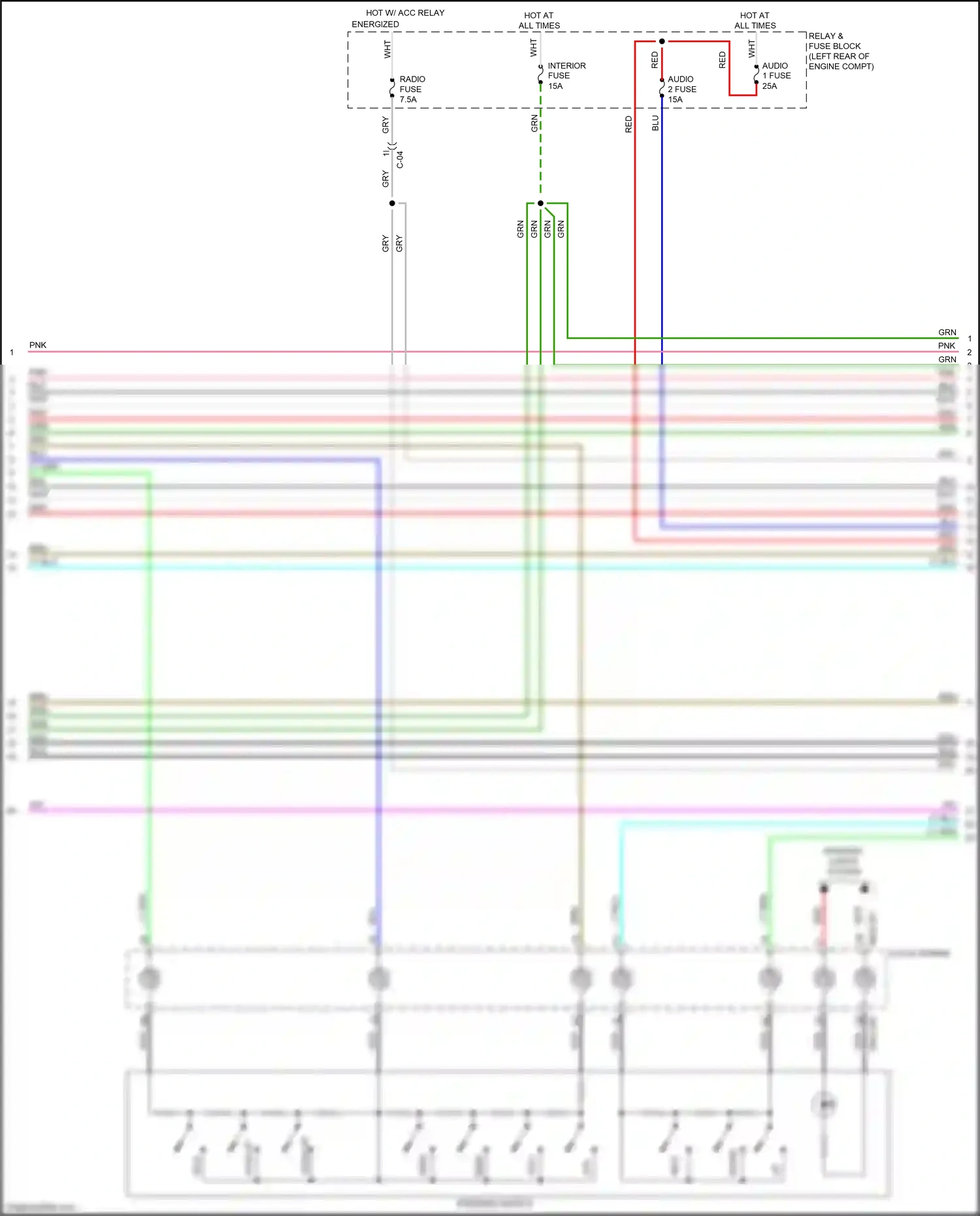 Mazda CX-3 I (2015-2018) down wiring diagram  (1 of 6)