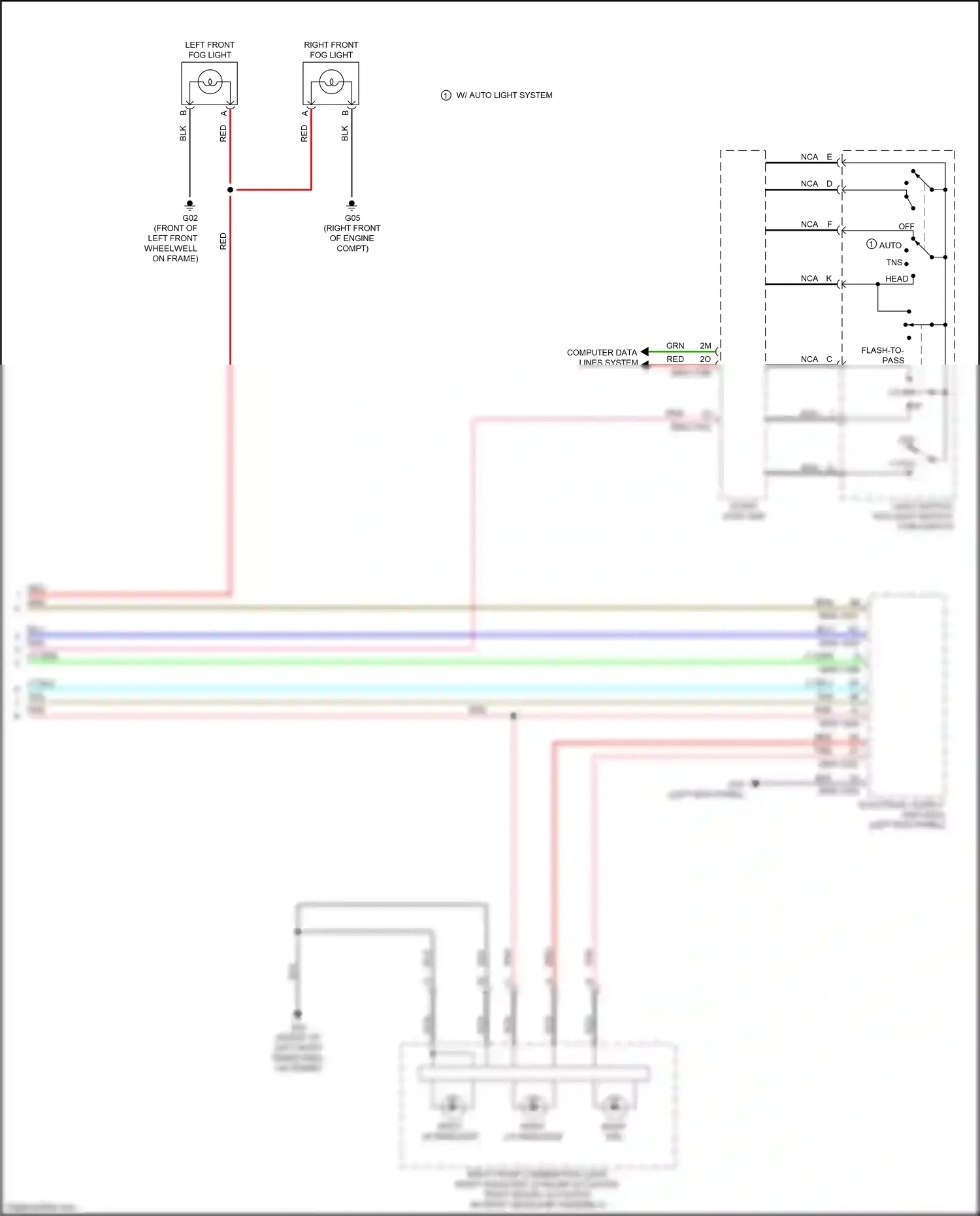 Mazda CX-3 I (2015-2018) (left kick panel) wiring diagram  (37 of 37)