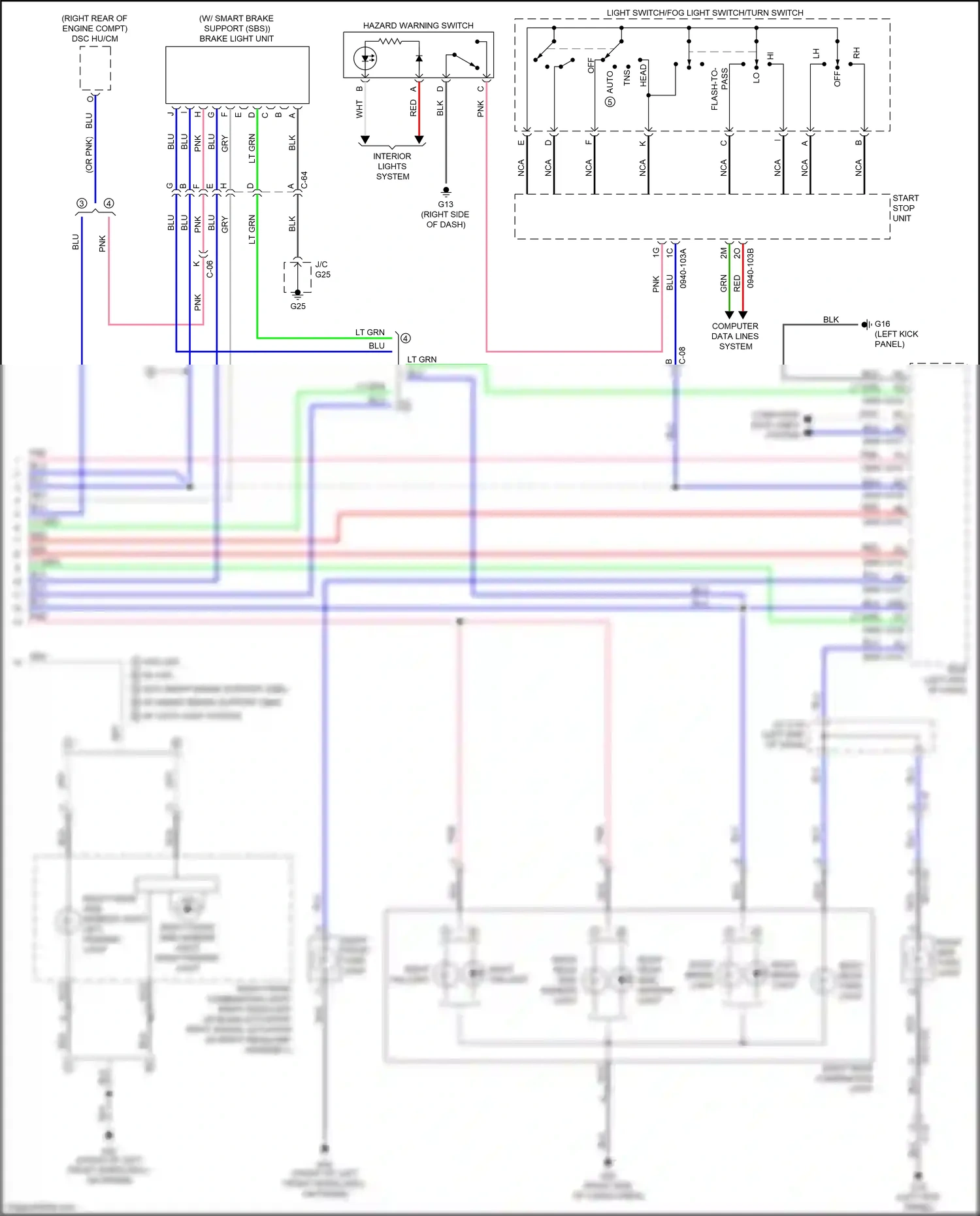 Wiring diagram red for Mazda CX-3 I (2015-2018) (17 of 79)