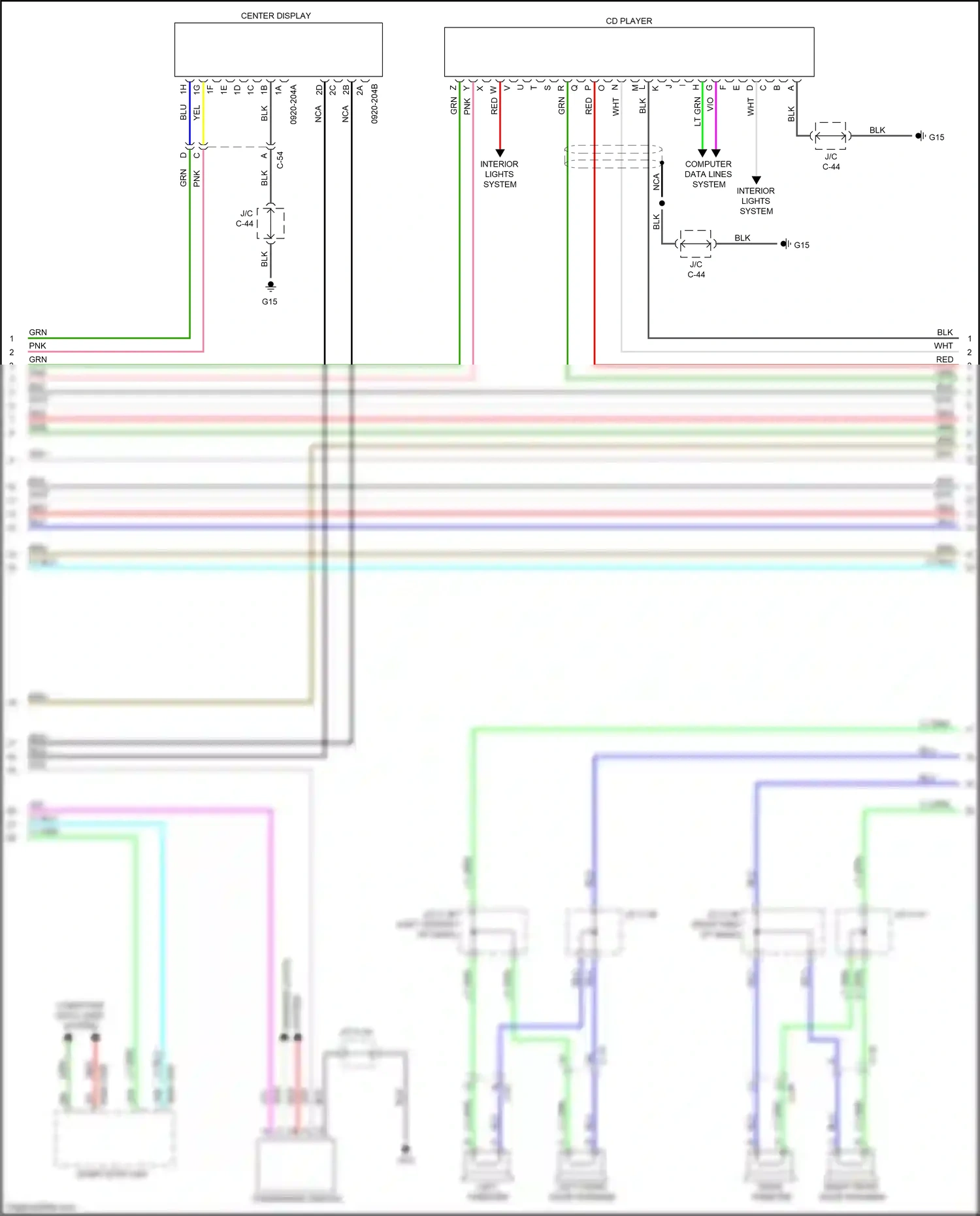 Mazda CX-3 I (2015-2018) system wiring diagram  (2 of 4)