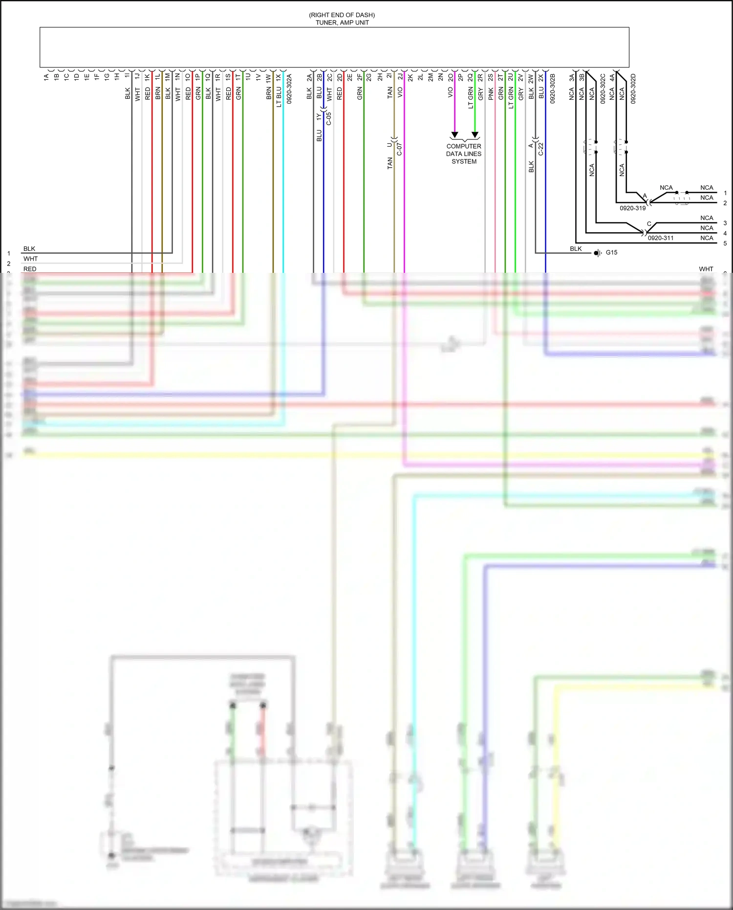 Wiring diagram tan for Mazda CX-3 I (2015-2018) (20 of 29)