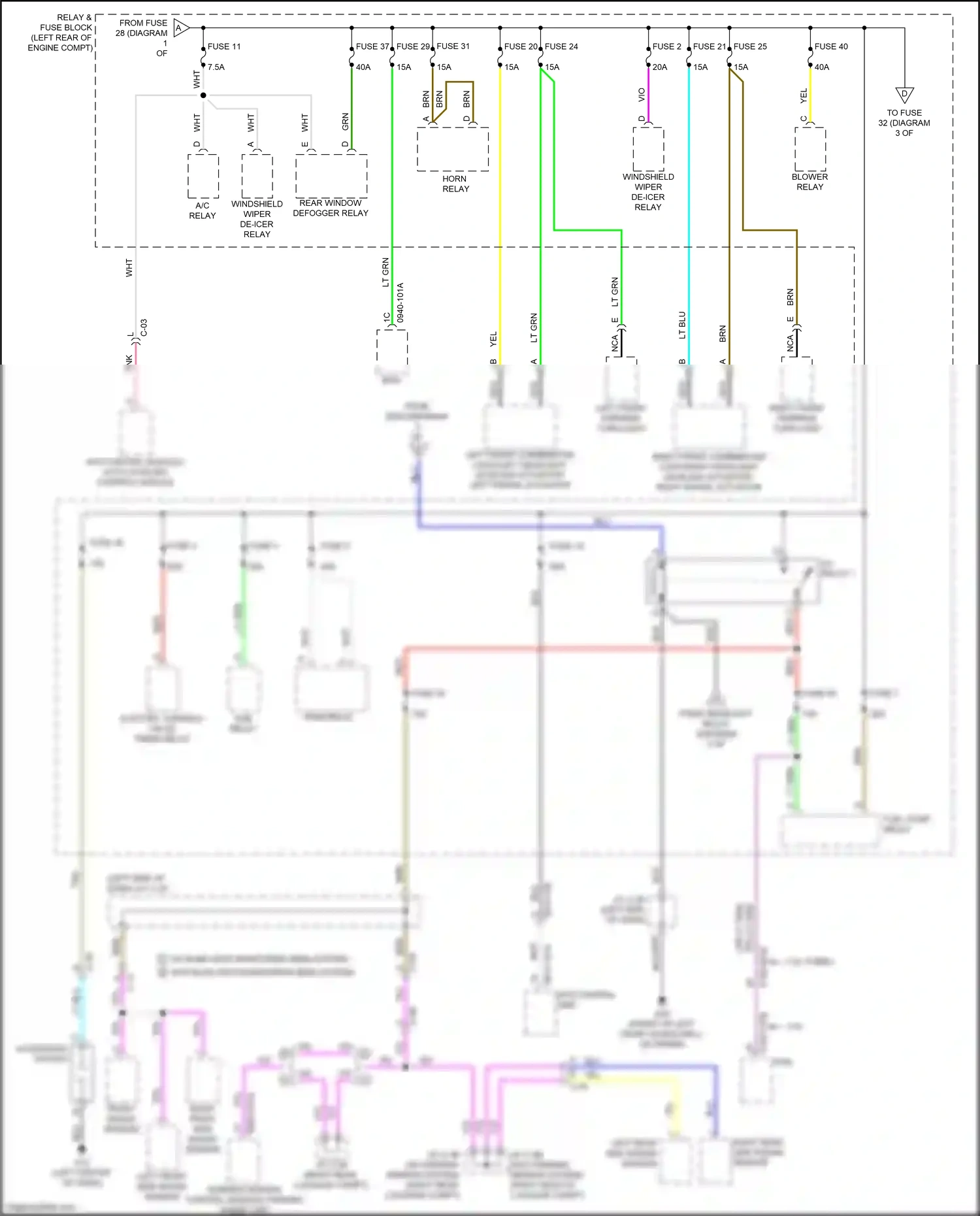 Mazda CX-30 I (2019-2024) afs control module/ auto leveling control module wiring diagram  (4 of 5)