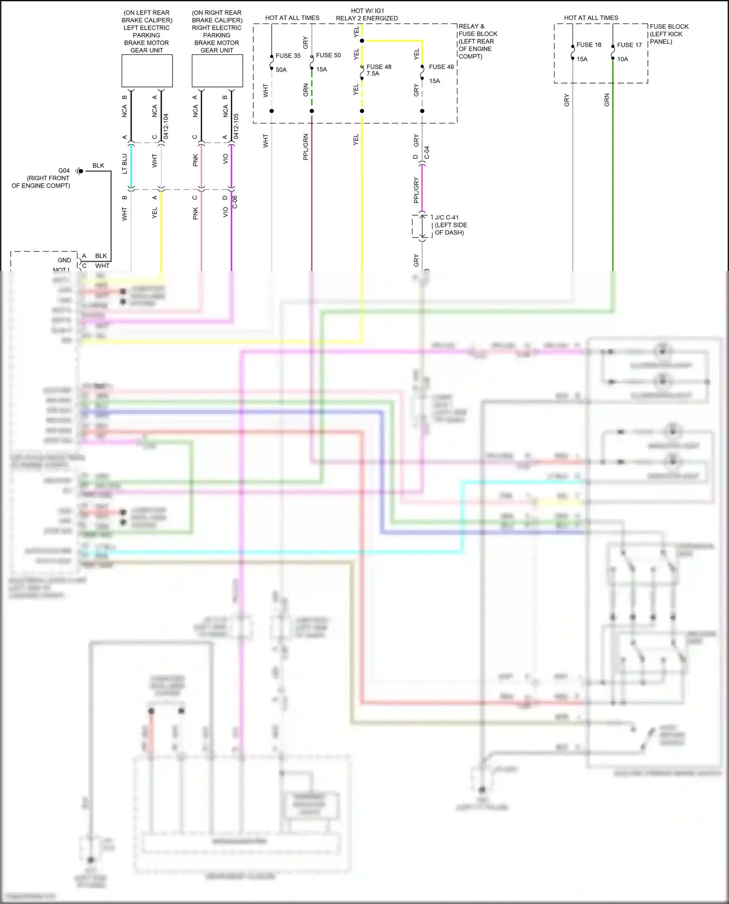 Mazda CX-30 I (2019-2024) computer data lines system wiring diagram  (34 of 81)