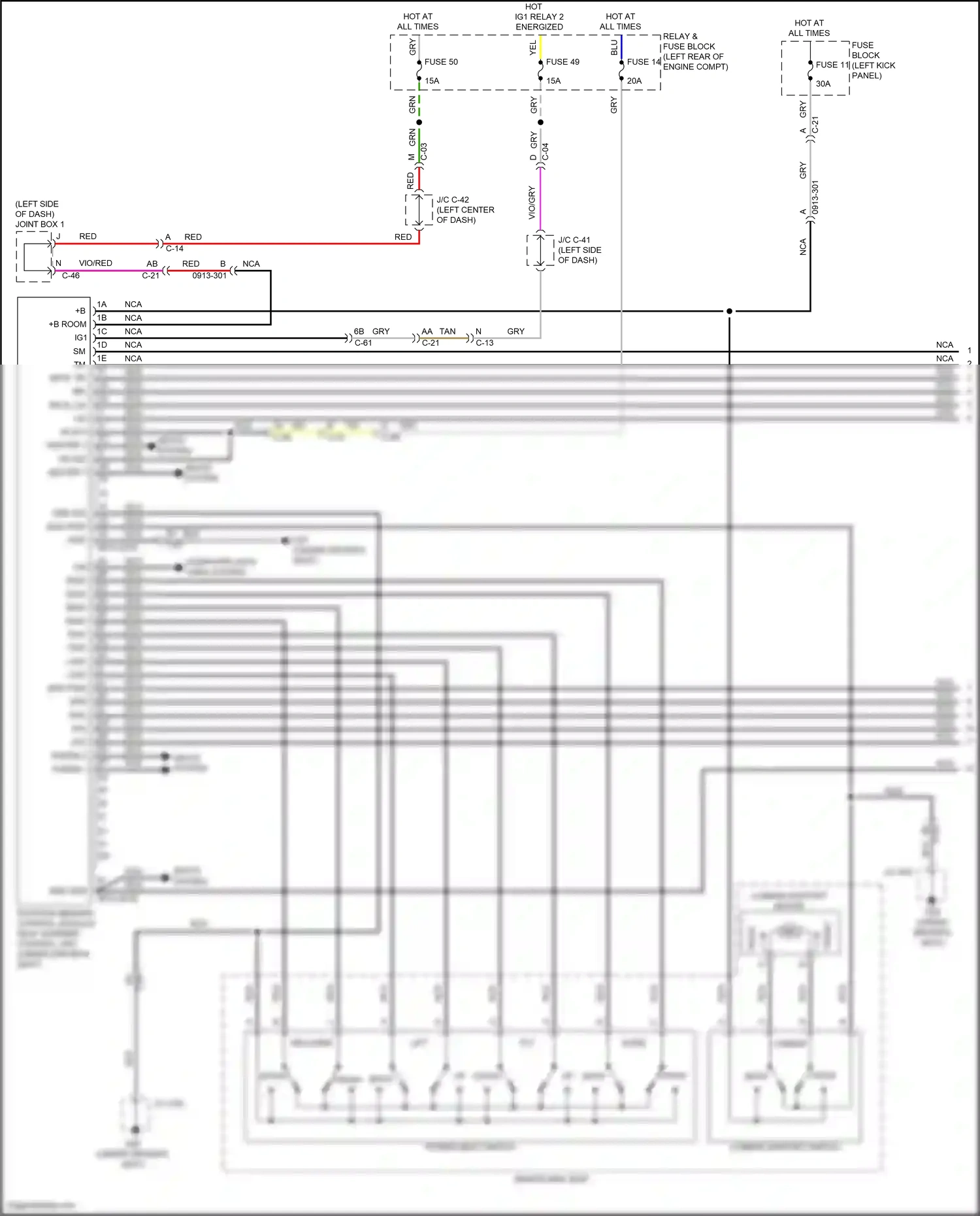 Mazda CX-30 I (2019-2024) computer data lines system wiring diagram  (5 of 81)