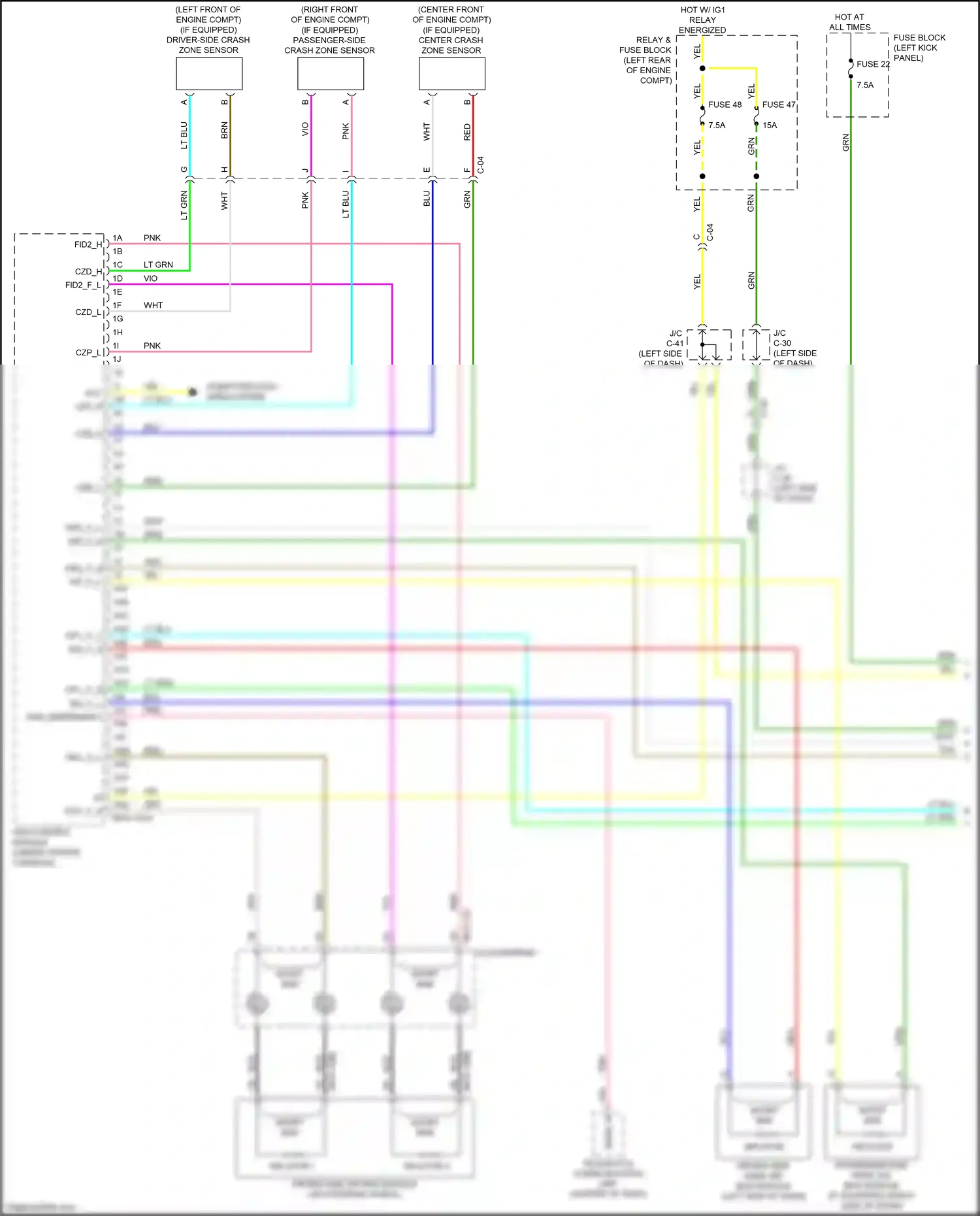 Mazda CX-30 I (2019-2024) computer data lines system wiring diagram  (38 of 81)