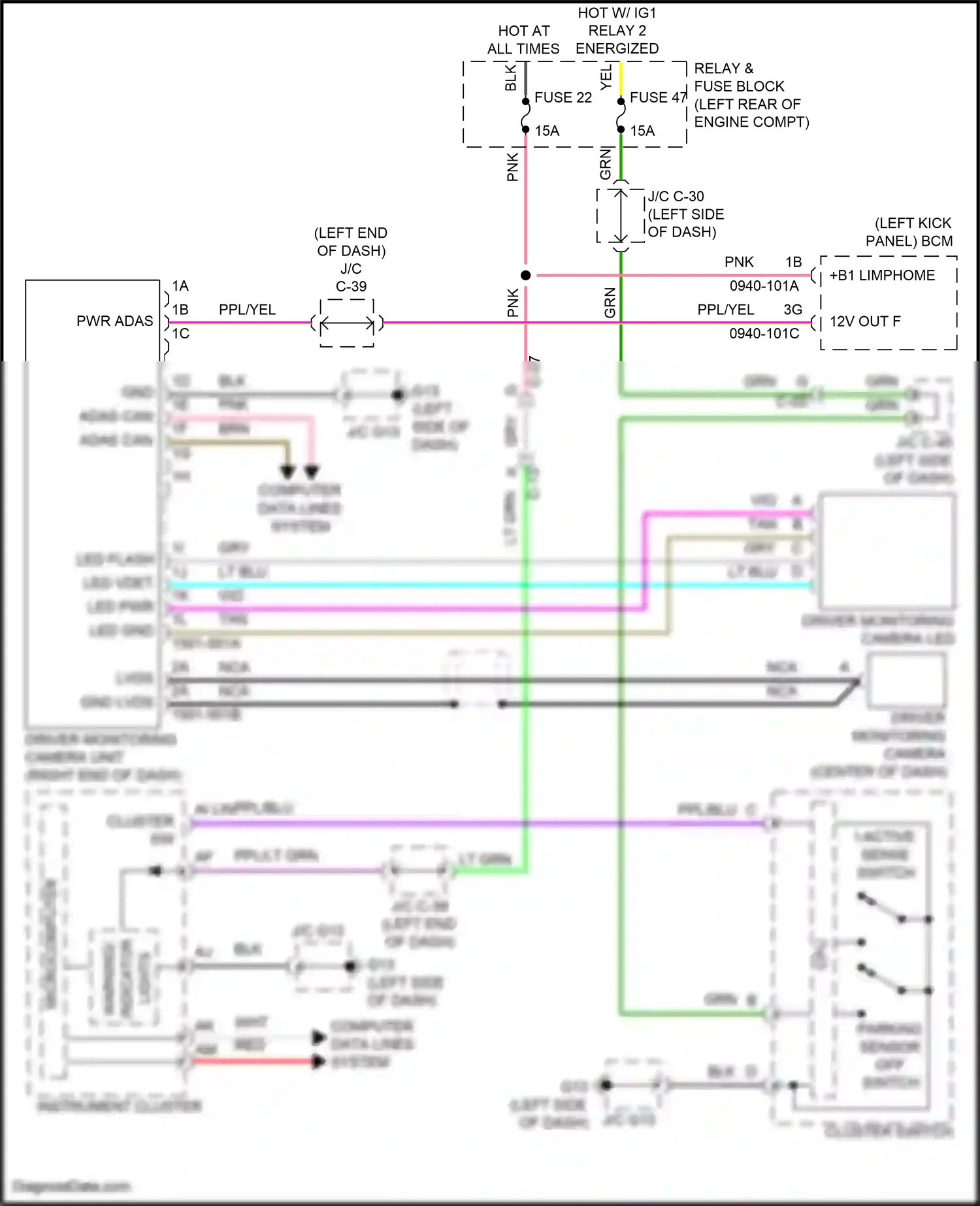 Mazda CX-30 I (2019-2024) computer data lines system wiring diagram  (71 of 81)