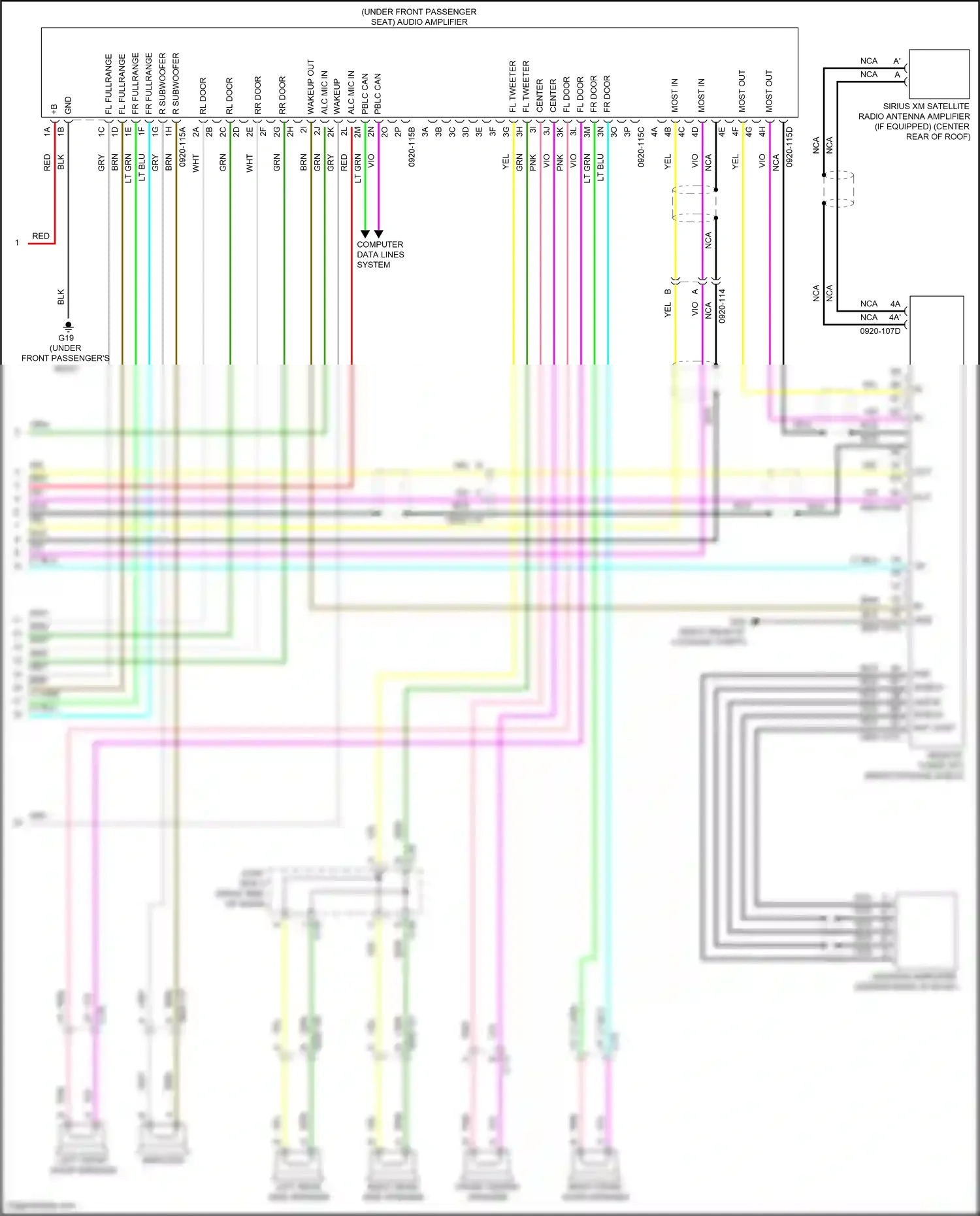 Mazda CX-30 I (2019-2024) computer data lines system wiring diagram  (17 of 81)