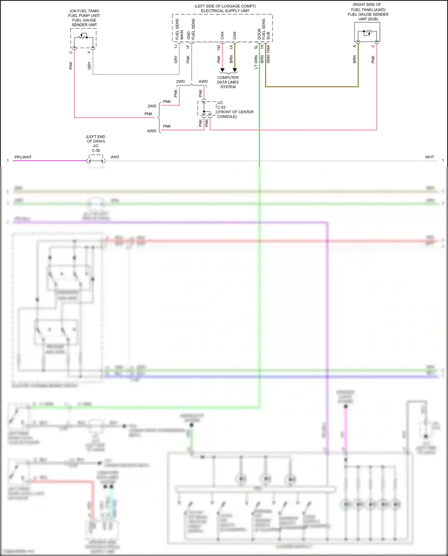 Mazda CX-30 I (2019-2024) computer data lines system wiring diagram  (3 of 81)