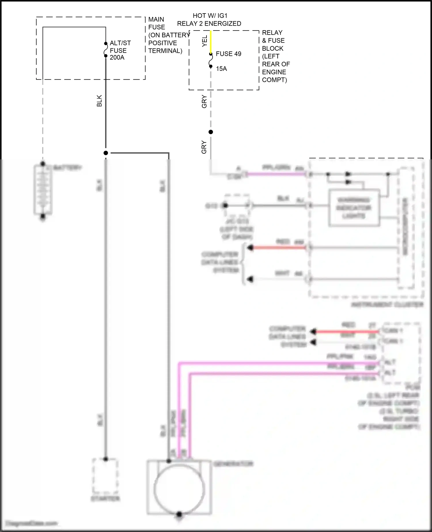 Mazda CX-30 I (2019-2024) computer data lines system wiring diagram  (31 of 81)