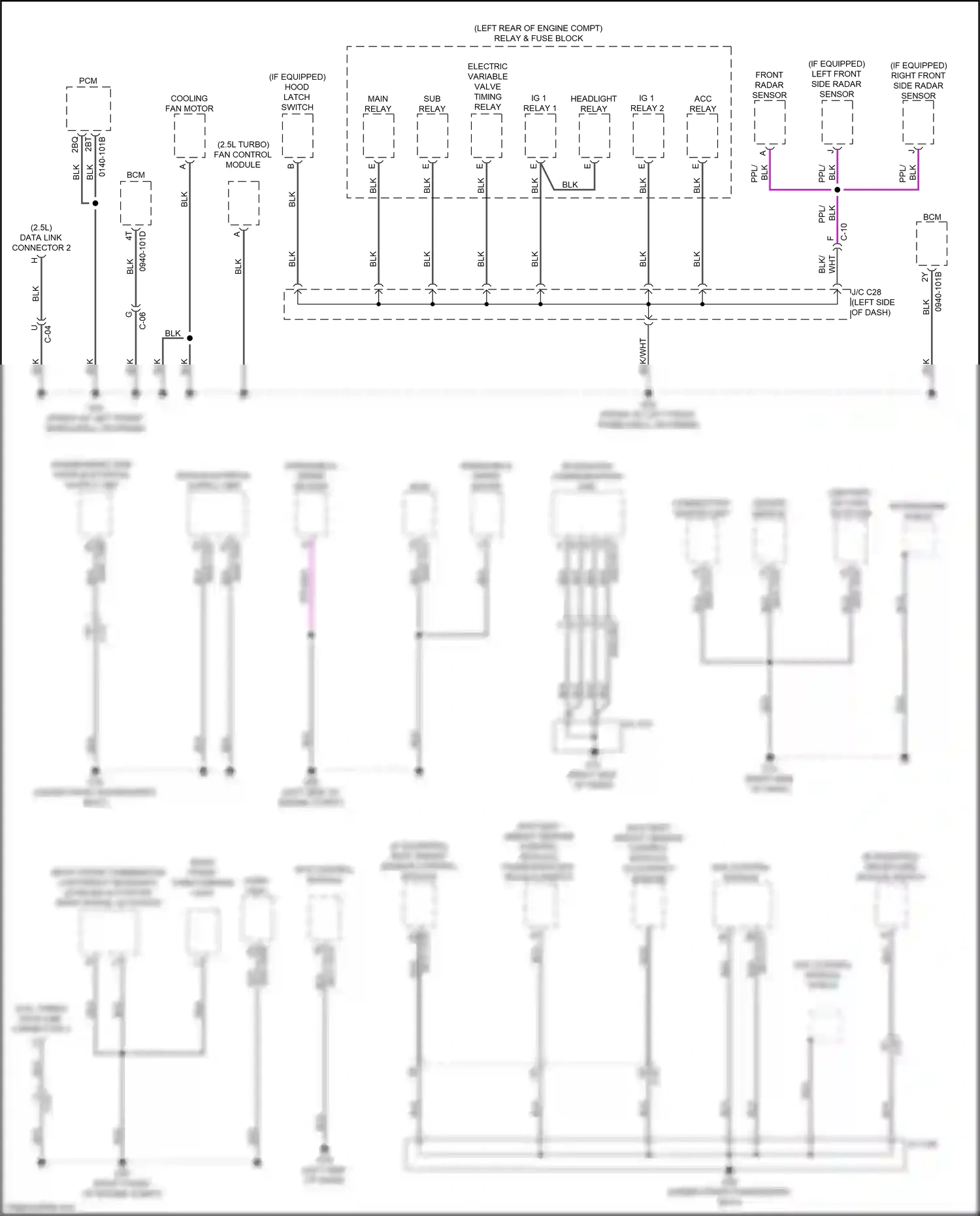 Mazda CX-30 I (2019-2024) eps control module wiring diagram  (3 of 4)