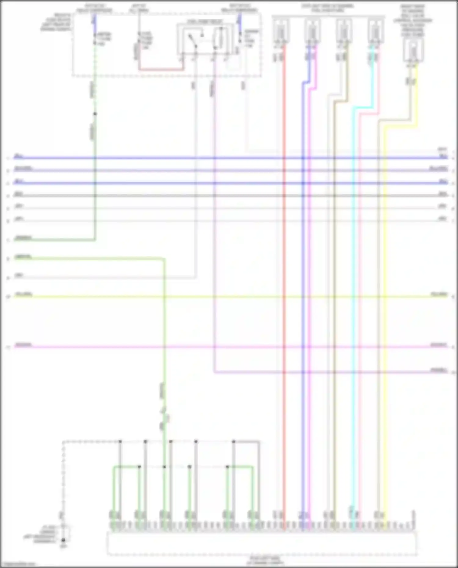 Car Wiring Diagrams for CX-5 Mazda I facelift (2015-2017): Wiring diagram engine performance 2.0l skyactiv (4 of 5)