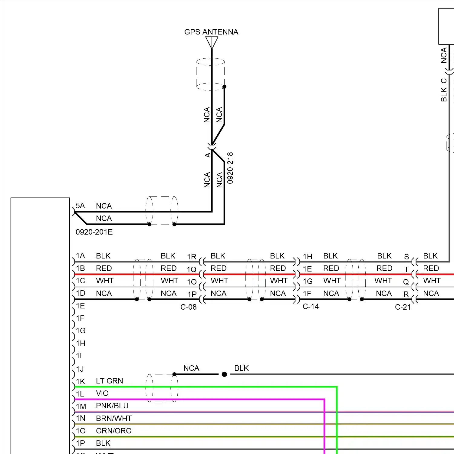 demo - Radio circuit, w/o bose w/ navigation (1 of 3) Radio circuit, w/o bose w/ navigation (1 of 3)